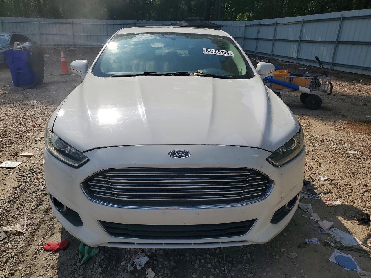 2015 Ford Fusion Se White vin: 3FA6P0HD6FR211070