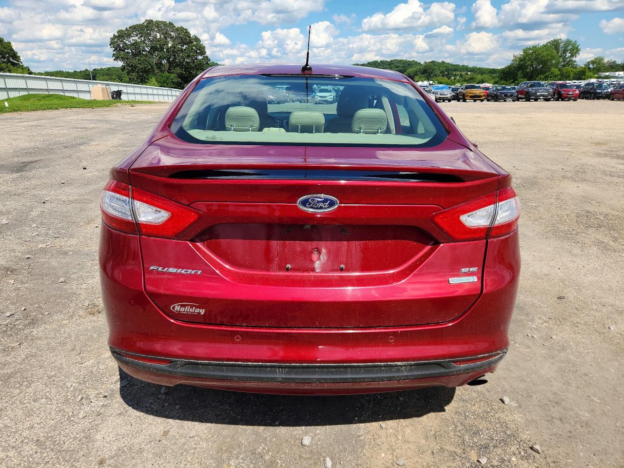 2015 Ford Fusion Se Red vin: 3FA6P0HD6FR242920