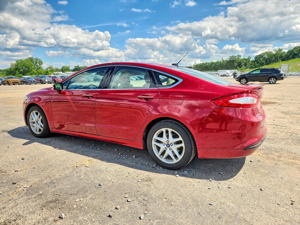 2015 Ford Fusion Se Red vin: 3FA6P0HD6FR242920