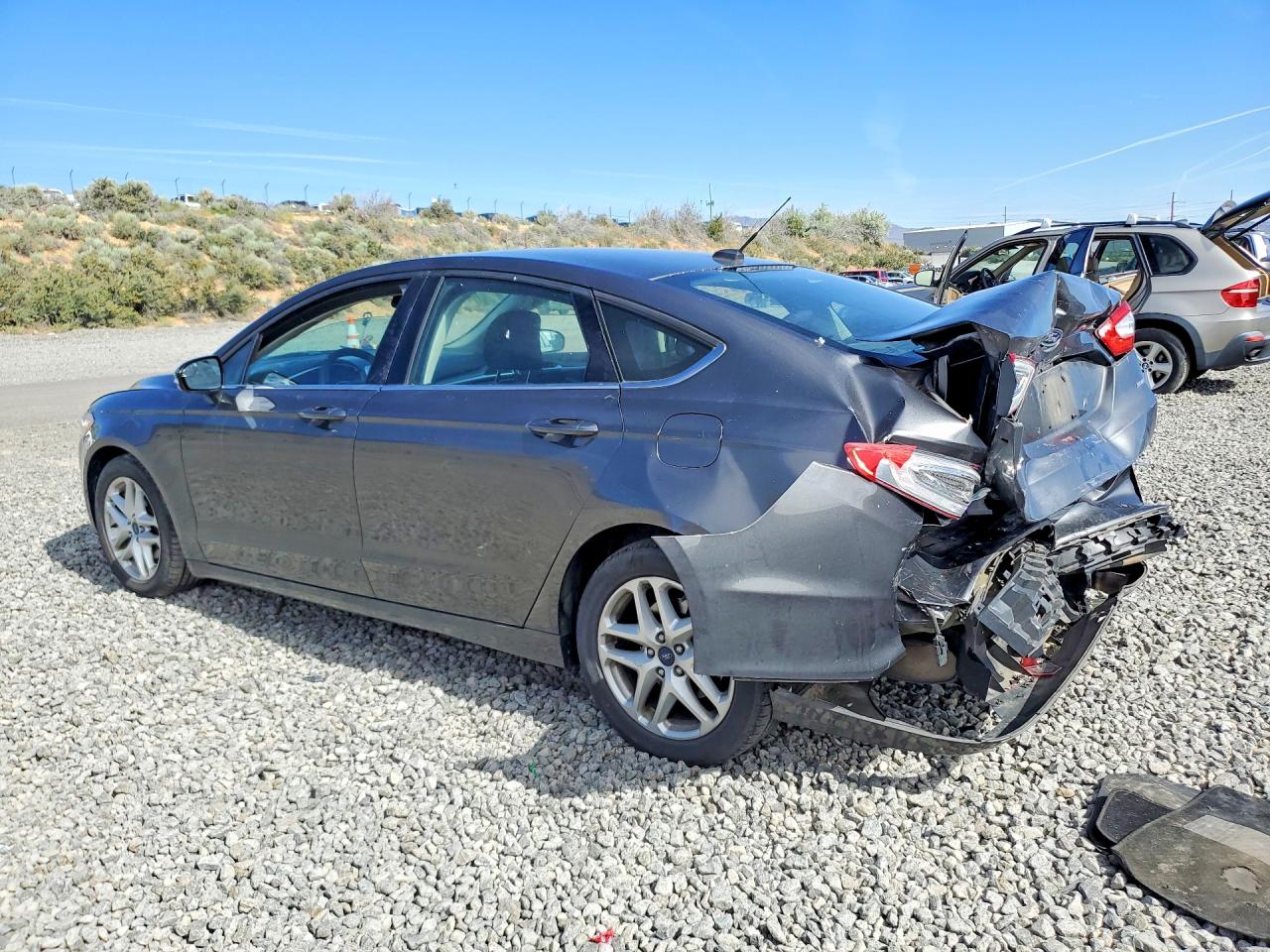 2015 Ford Fusion Se Угольный vin: 3FA6P0HD6FR258101