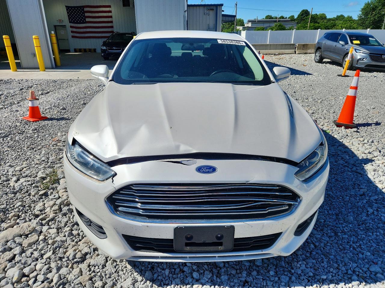 2015 Ford Fusion Se Белый vin: 3FA6P0HD6FR290563