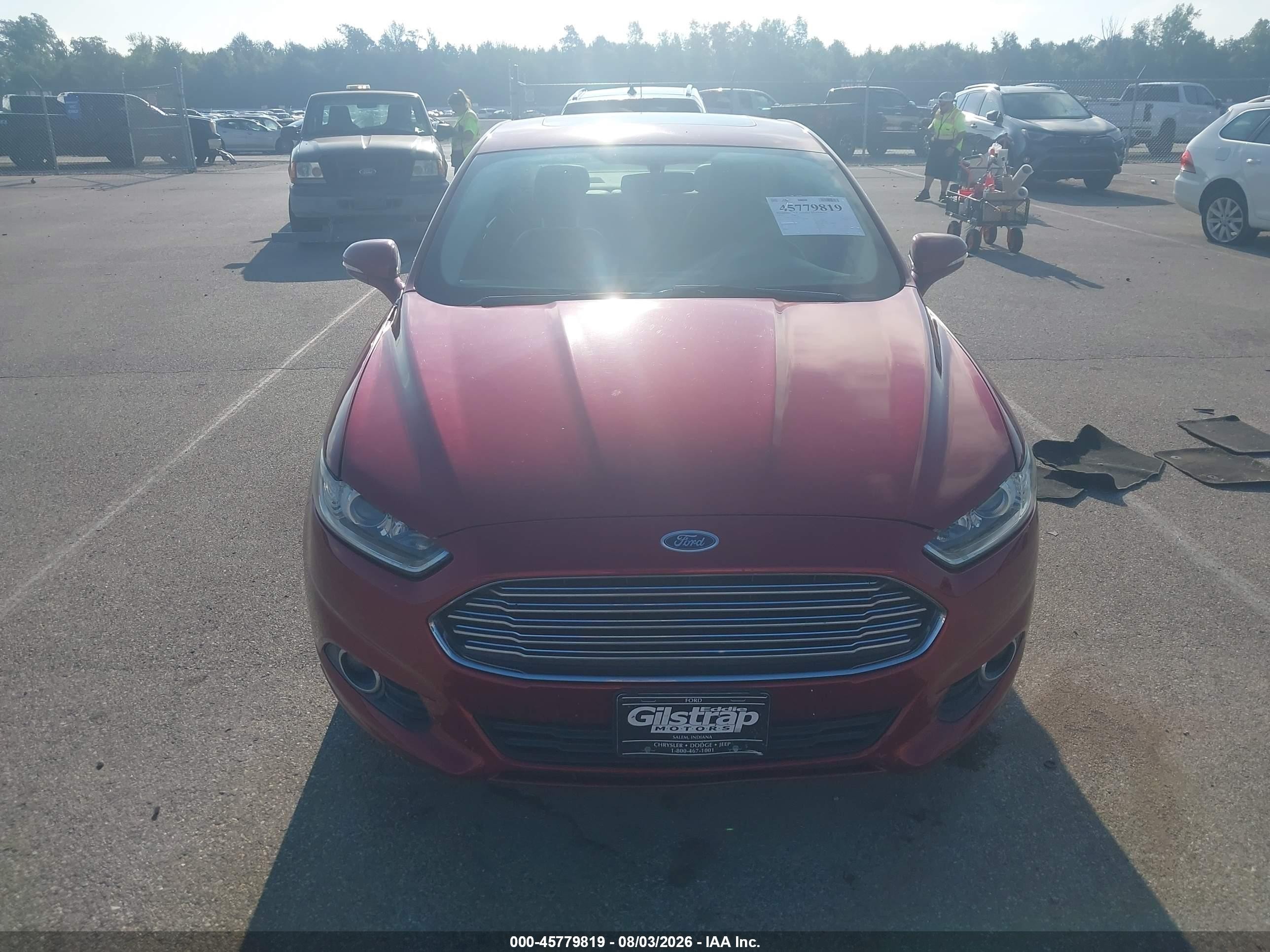 2016 Ford Fusion Se Red vin: 3FA6P0HD6GR299345