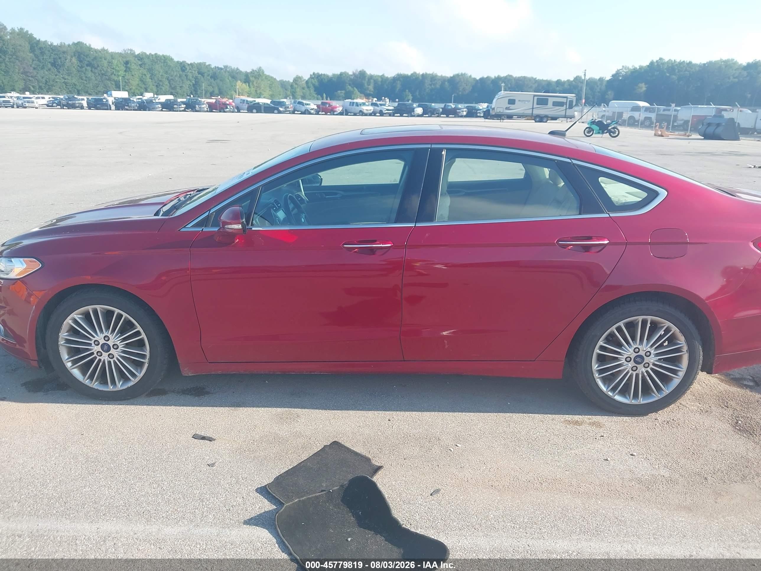 2016 Ford Fusion Se Red vin: 3FA6P0HD6GR299345