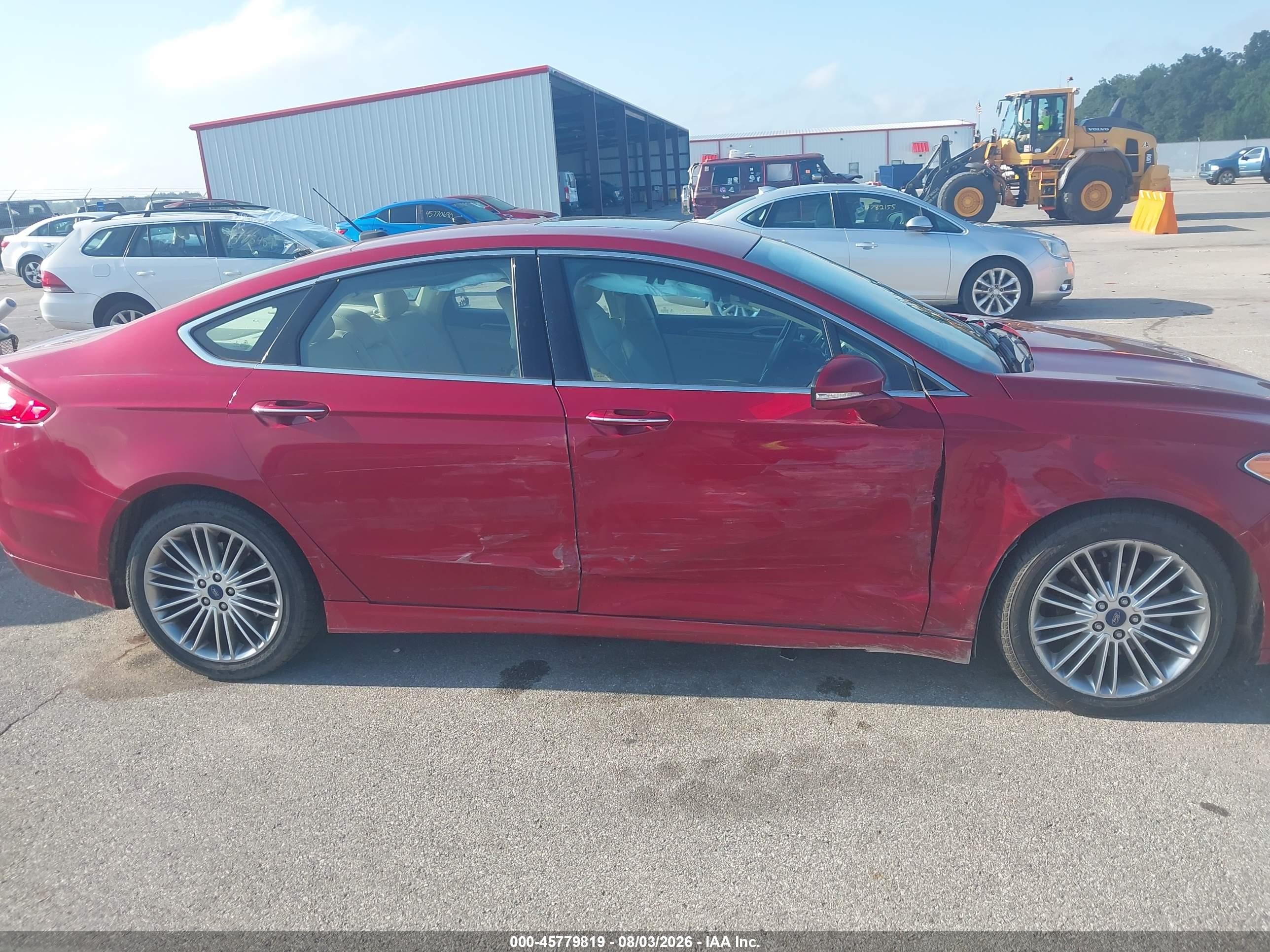 2016 Ford Fusion Se Red vin: 3FA6P0HD6GR299345