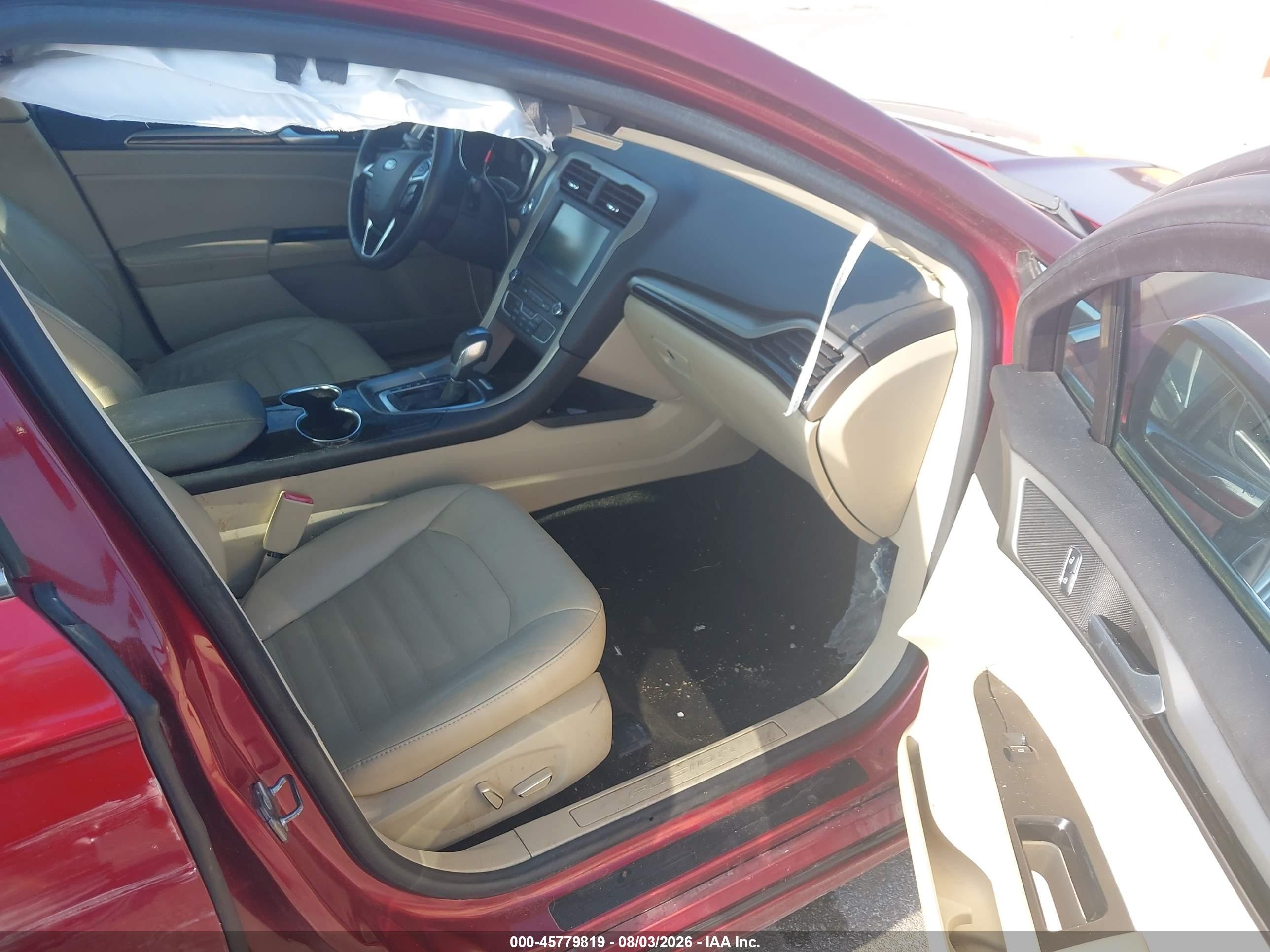 2016 Ford Fusion Se Red vin: 3FA6P0HD6GR299345