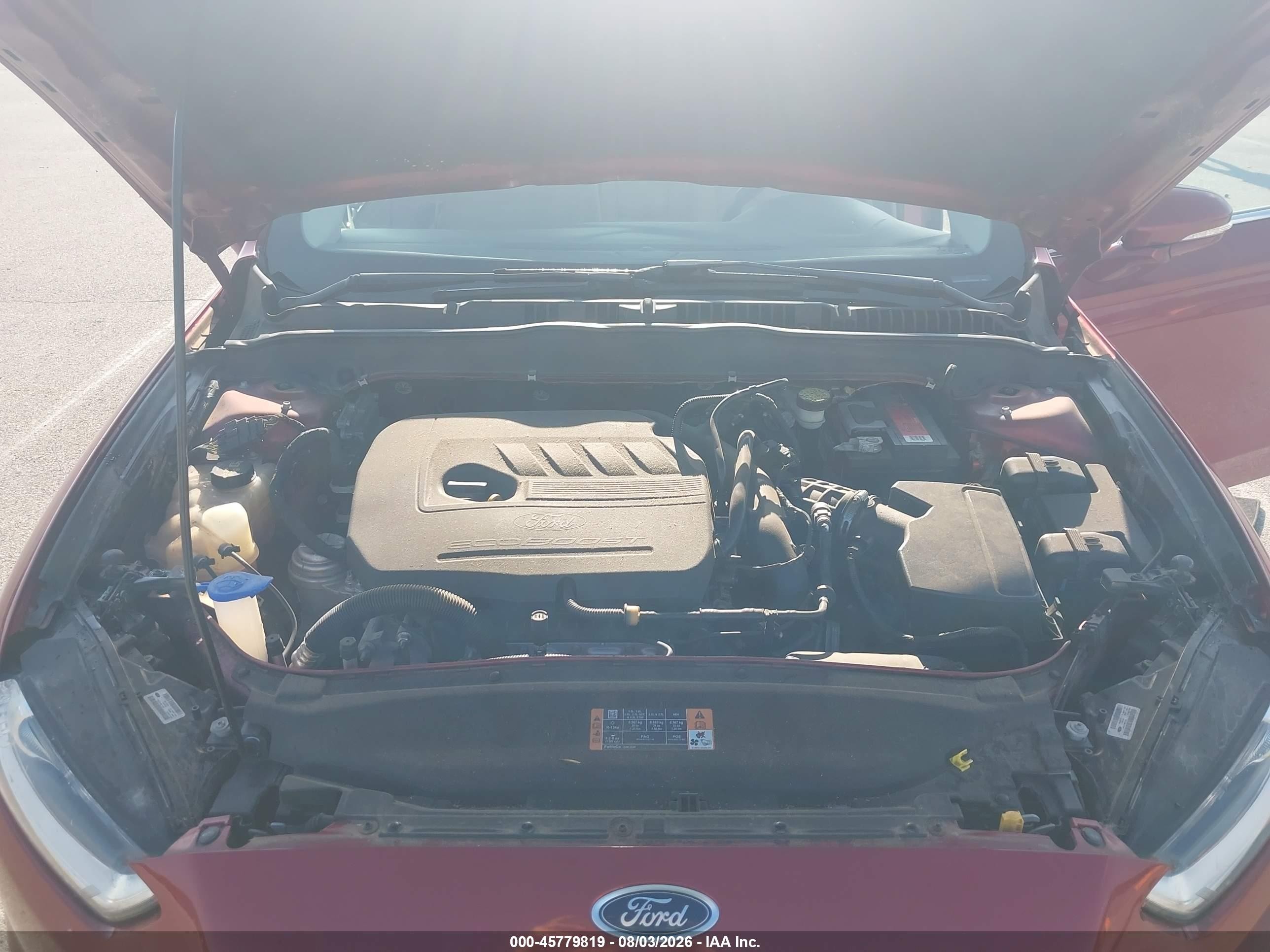 2016 Ford Fusion Se Red vin: 3FA6P0HD6GR299345