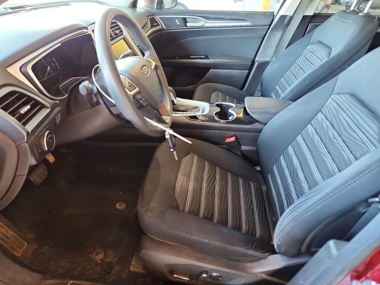 2016 Ford Fusion Se Burgundy vin: 3FA6P0HD6GR385707