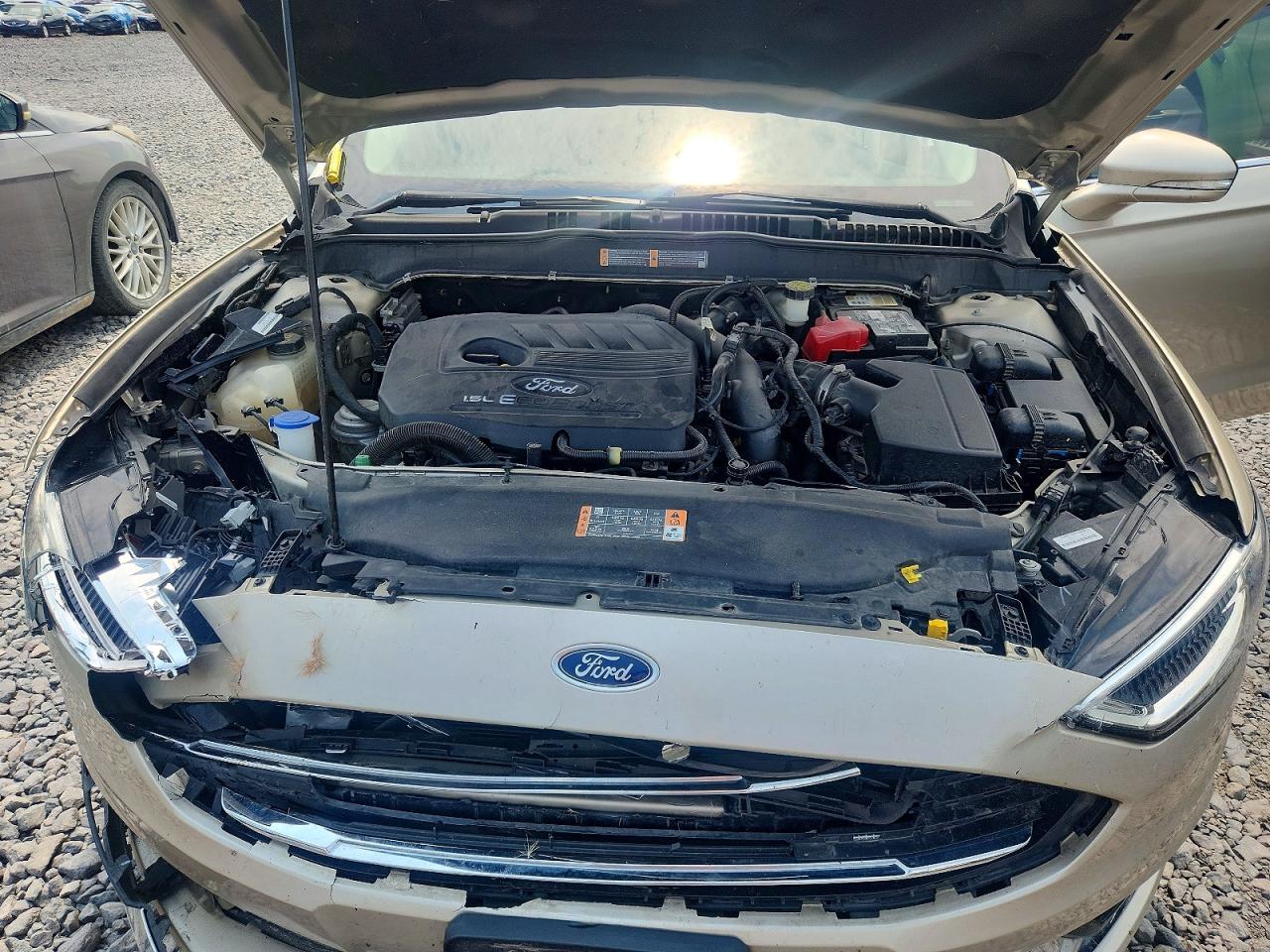 2017 Ford Fusion Se Tan vin: 3FA6P0HD6HR411580
