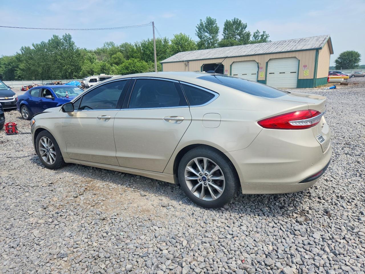 2017 Ford Fusion Se Tan vin: 3FA6P0HD6HR411580
