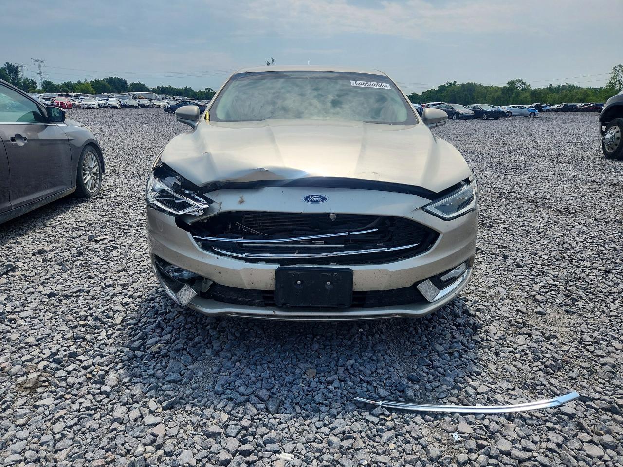 2017 Ford Fusion Se Tan vin: 3FA6P0HD6HR411580