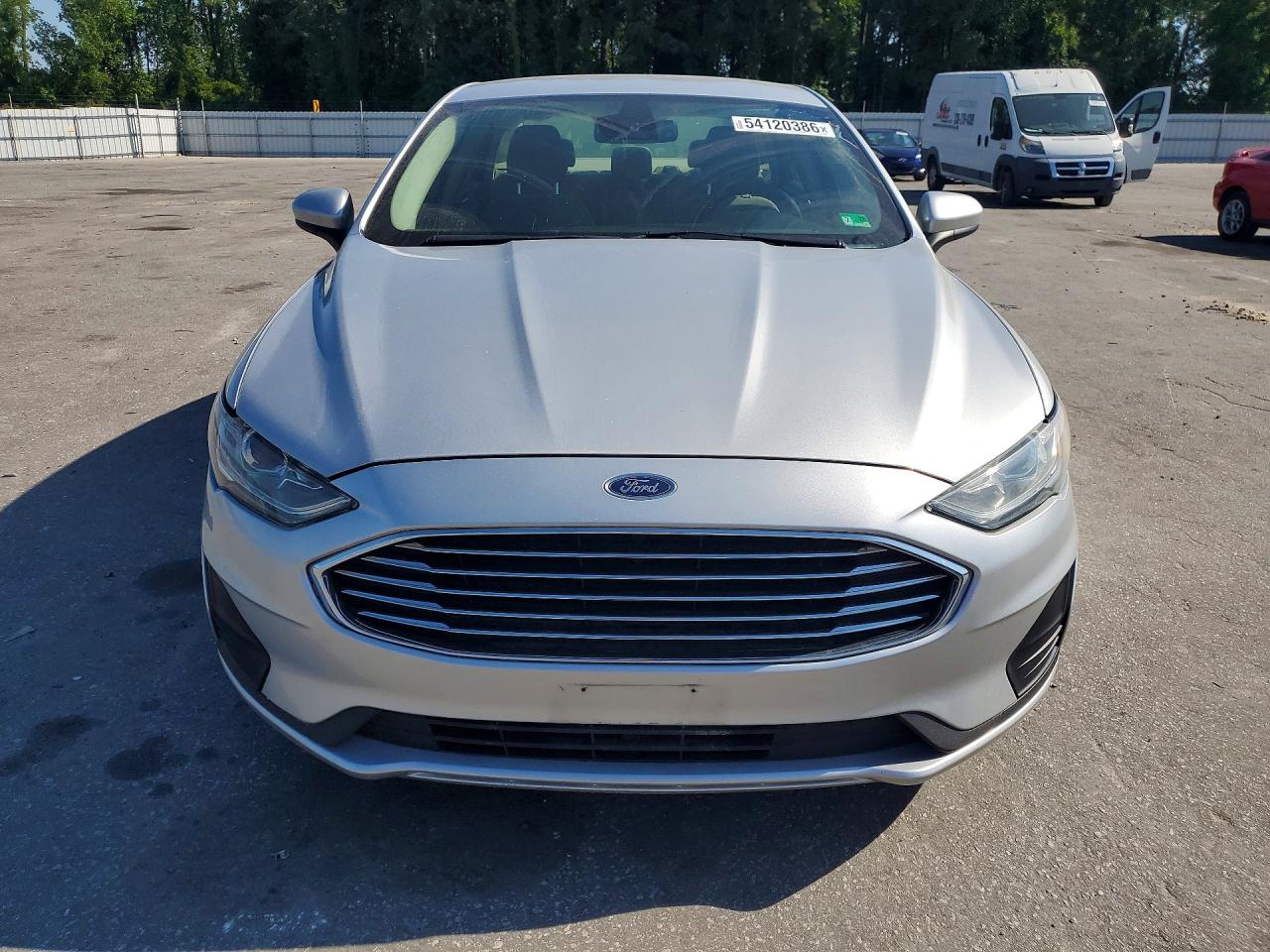 2019 Ford Fusion Se Silver vin: 3FA6P0HD6KR145906