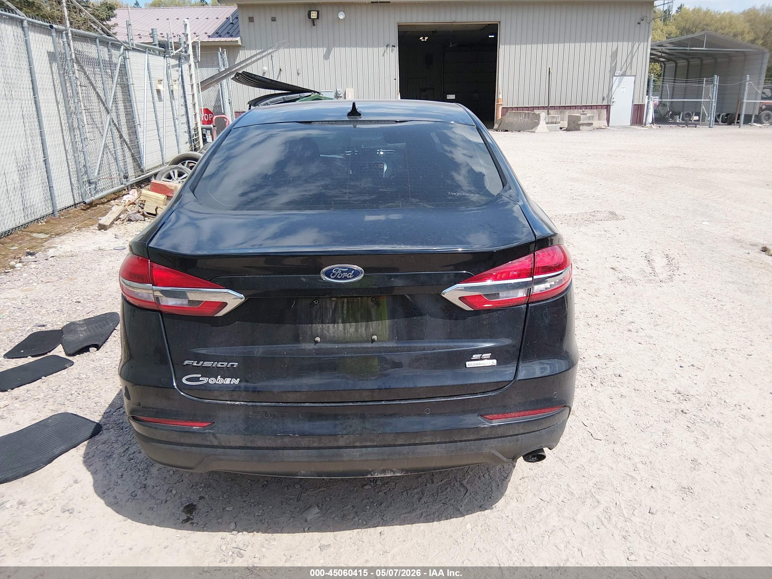 2020 Ford Fusion Se Black vin: 3FA6P0HD6LR162562