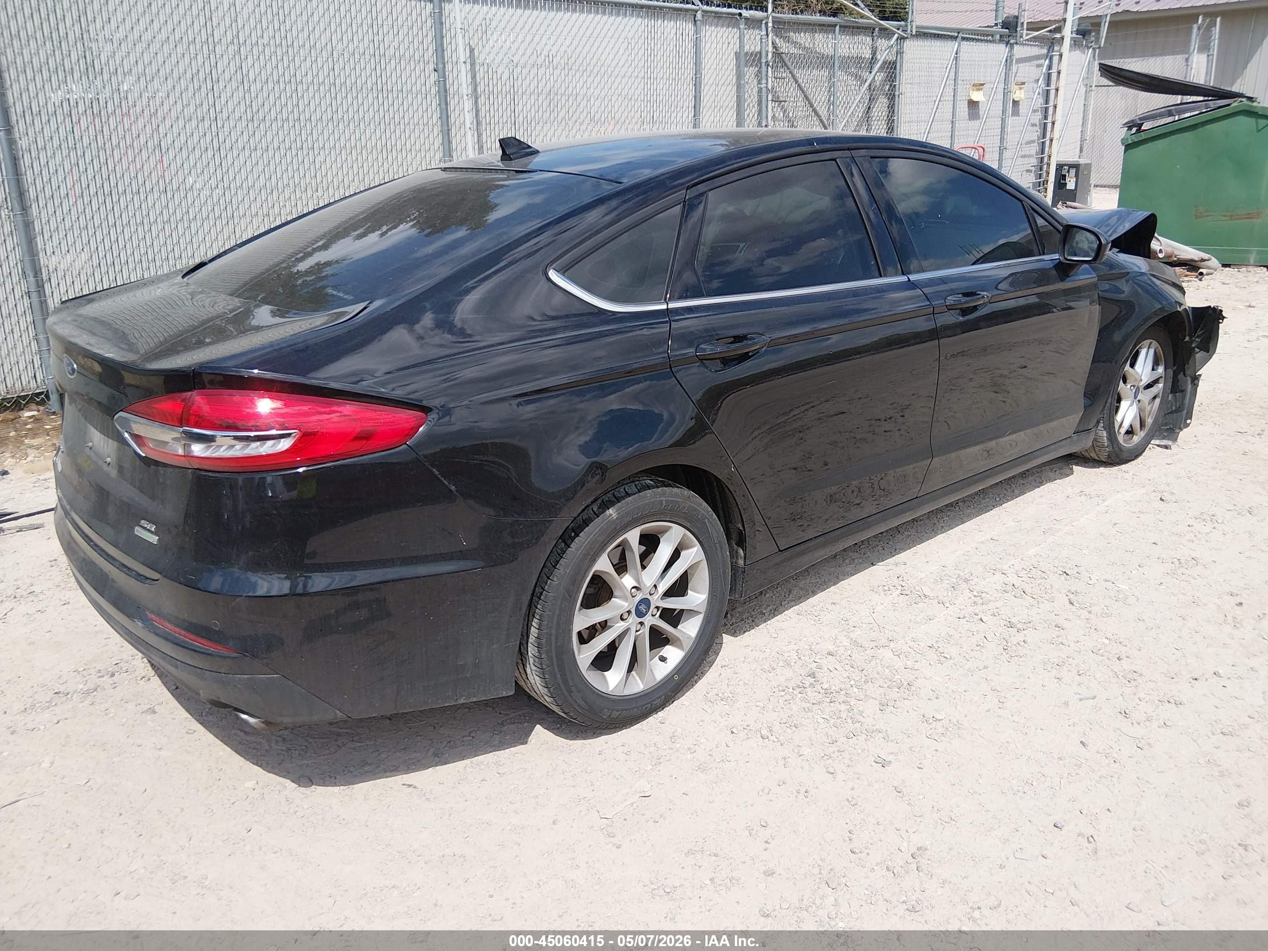 2020 Ford Fusion Se Black vin: 3FA6P0HD6LR162562
