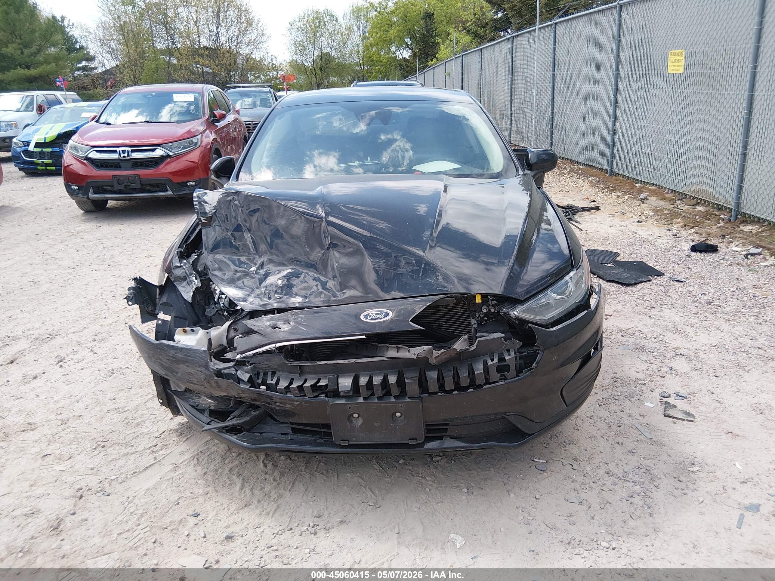 2020 Ford Fusion Se Black vin: 3FA6P0HD6LR162562