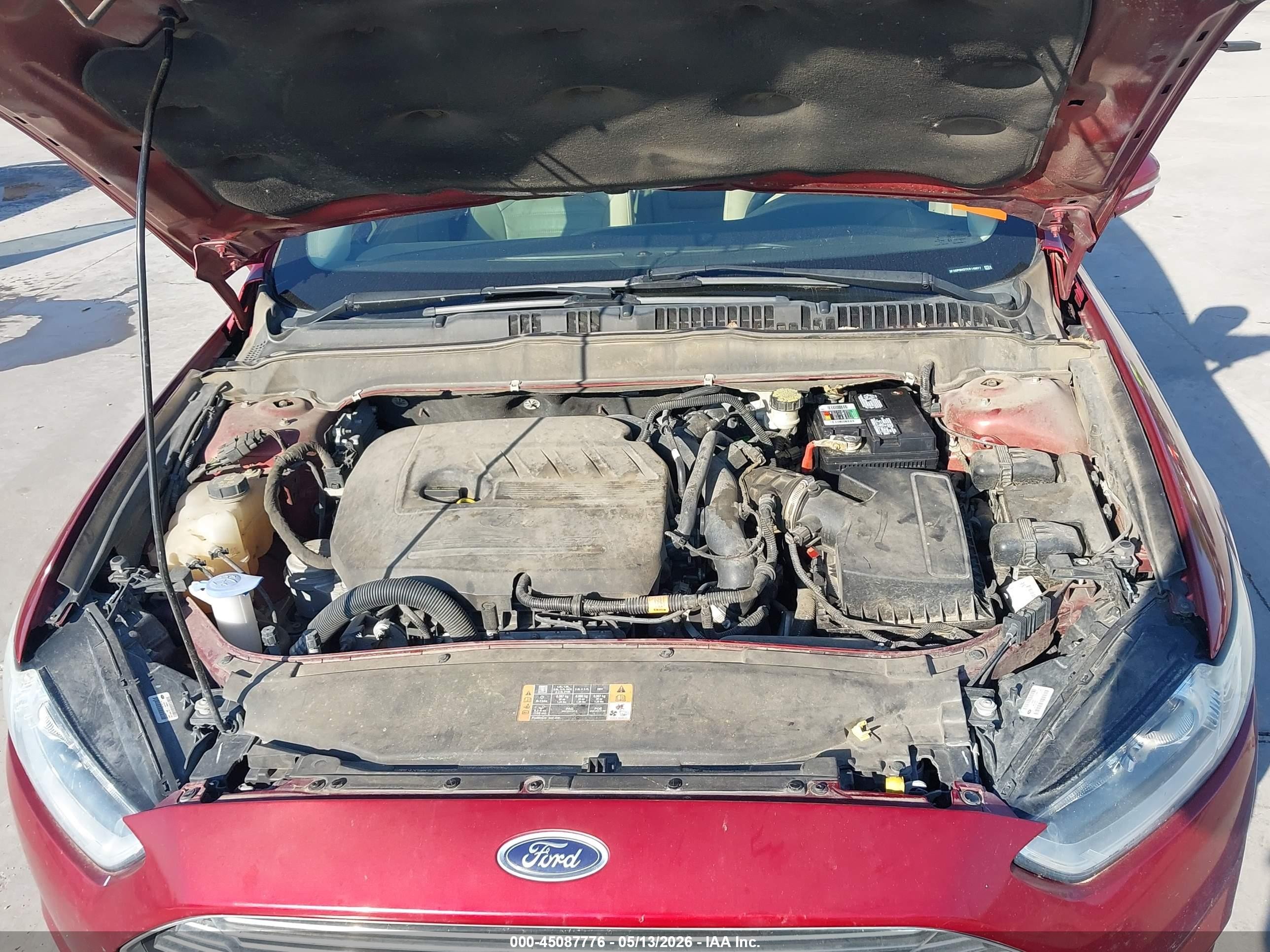 2014 Ford Fusion Se Red vin: 3FA6P0HD7ER149077