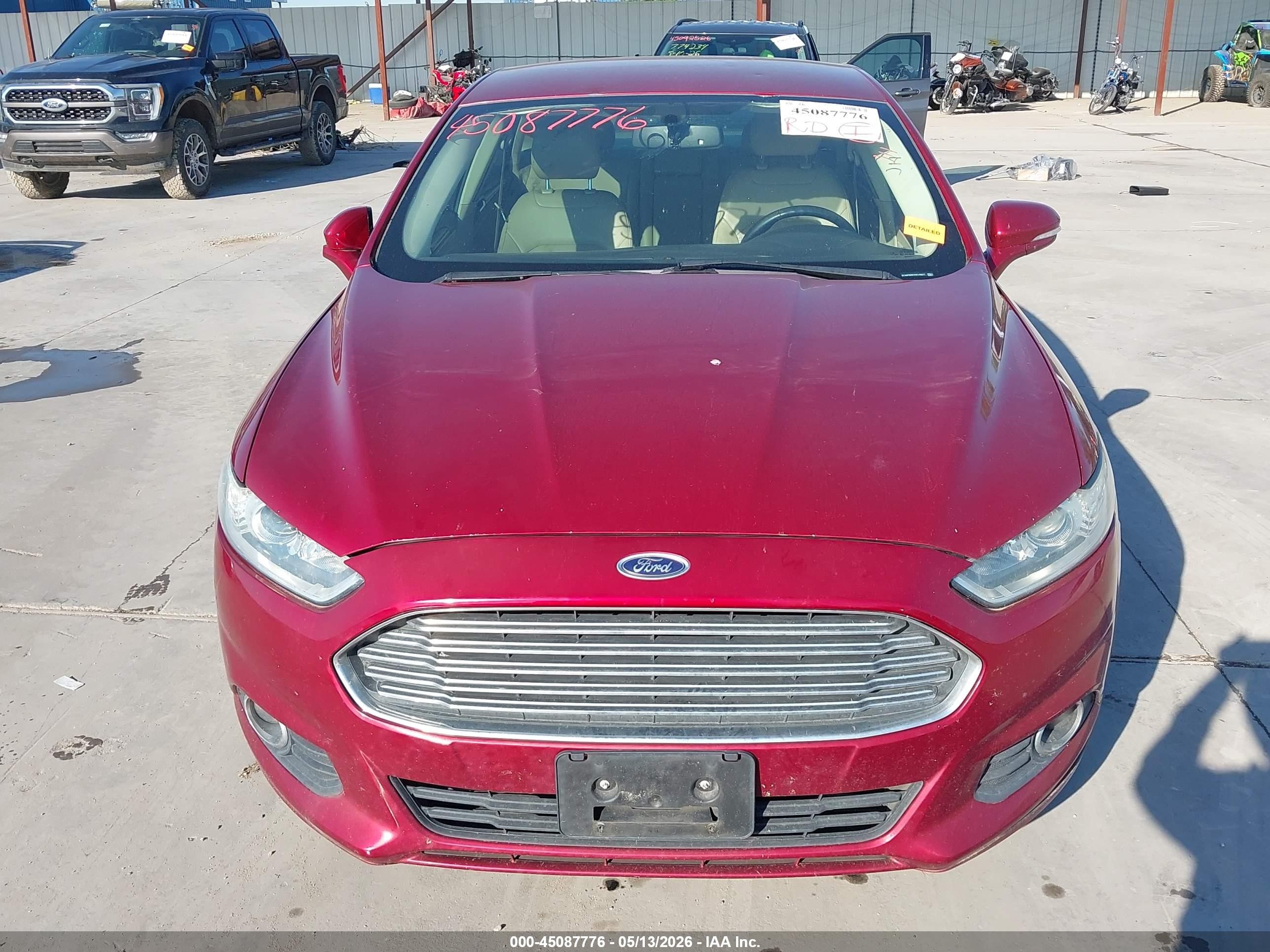 2014 Ford Fusion Se Red vin: 3FA6P0HD7ER149077