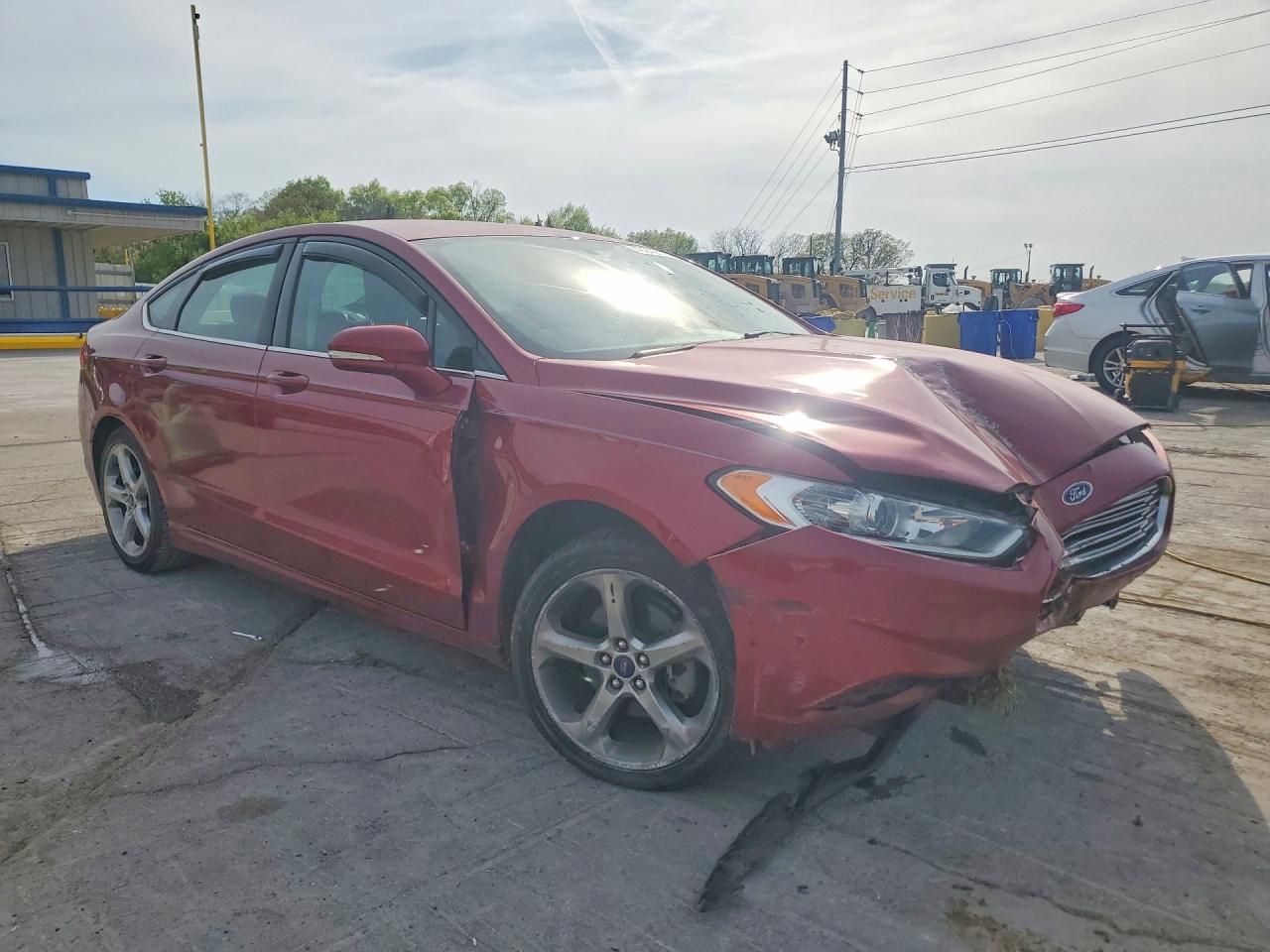 2014 Ford Fusion Se Red vin: 3FA6P0HD7ER154845