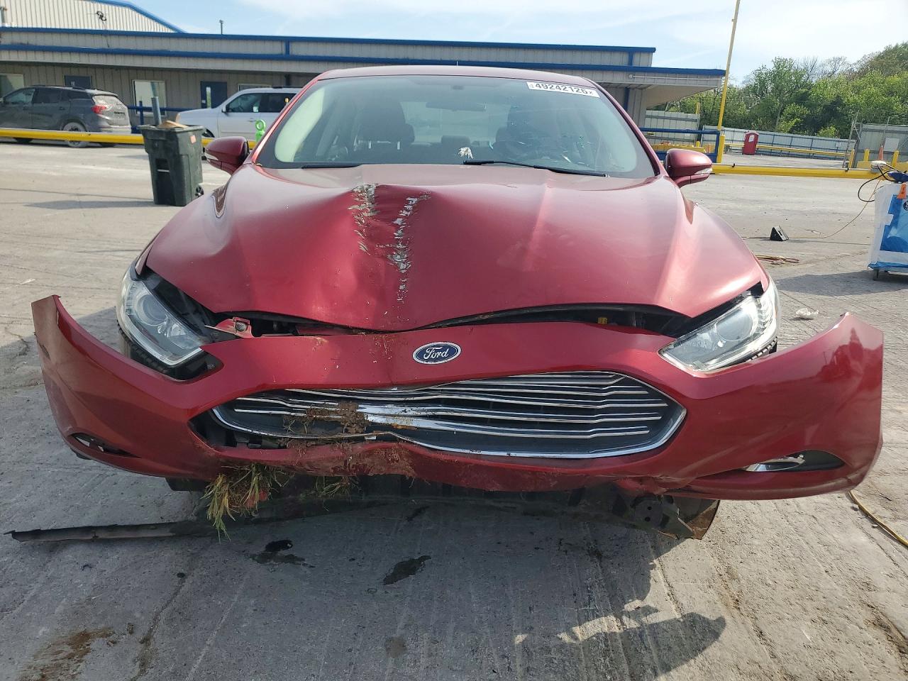 2014 Ford Fusion Se Red vin: 3FA6P0HD7ER154845