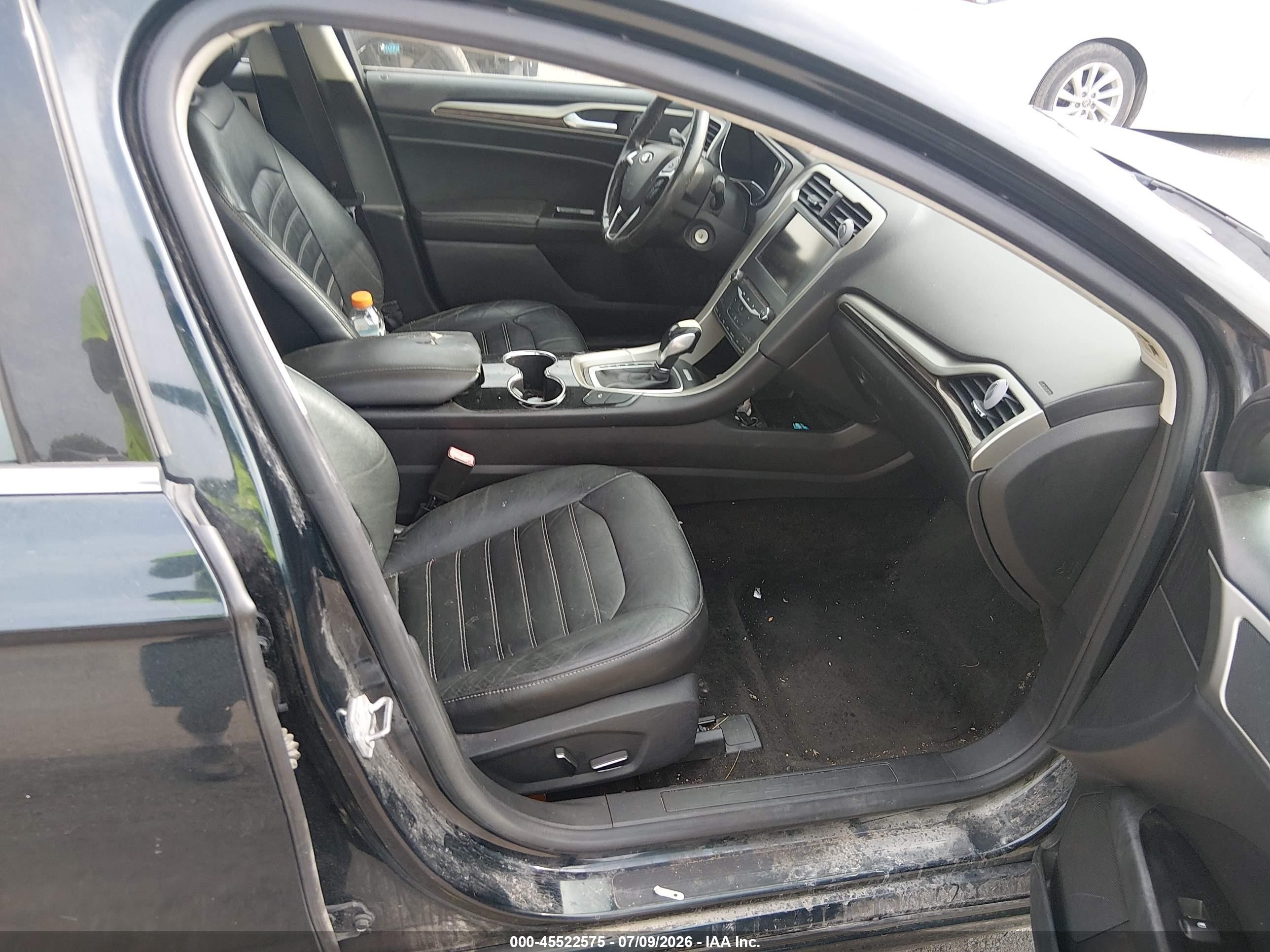 2014 Ford Fusion Se Black vin: 3FA6P0HD7ER155901