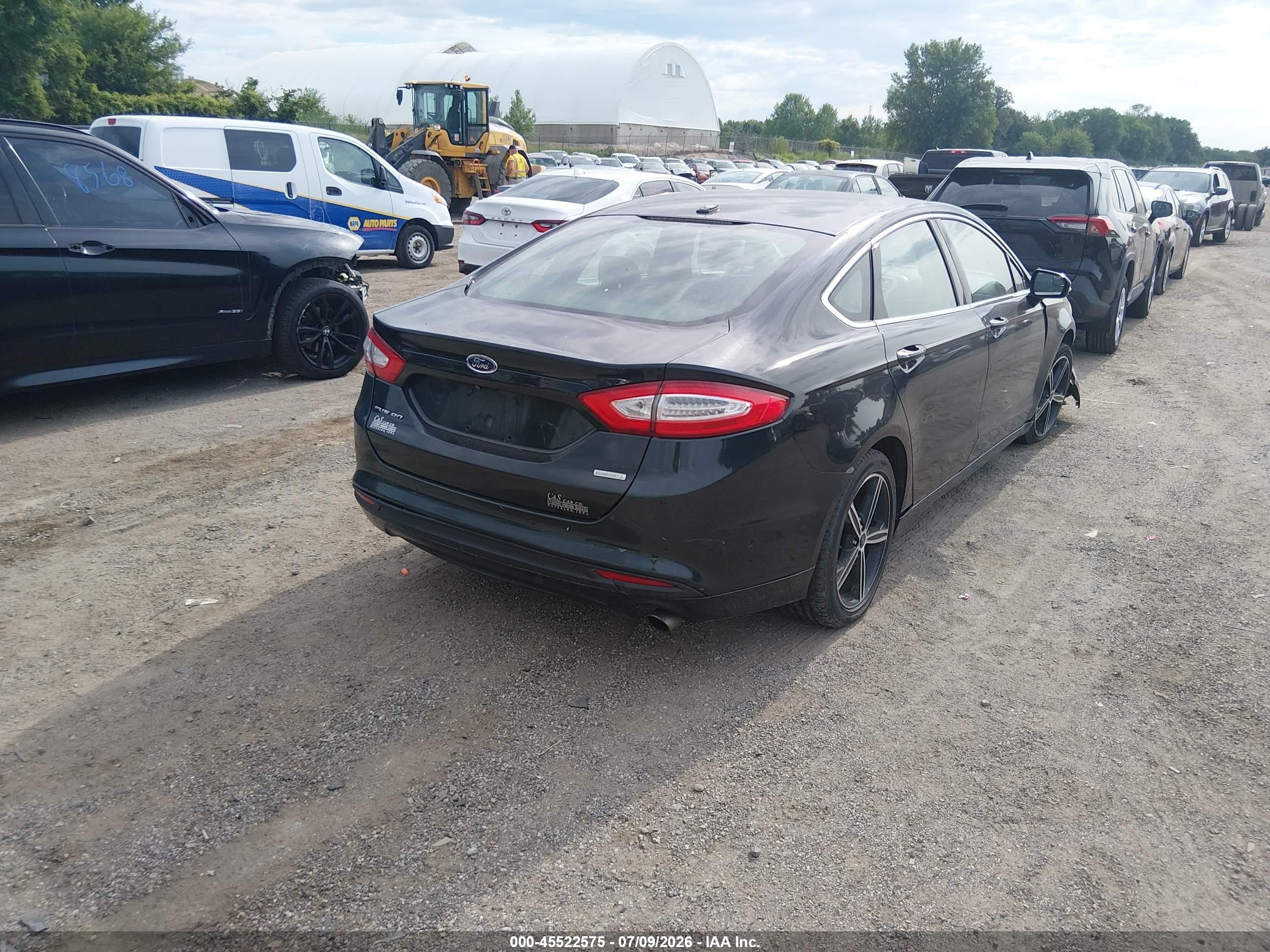 2014 Ford Fusion Se Black vin: 3FA6P0HD7ER155901