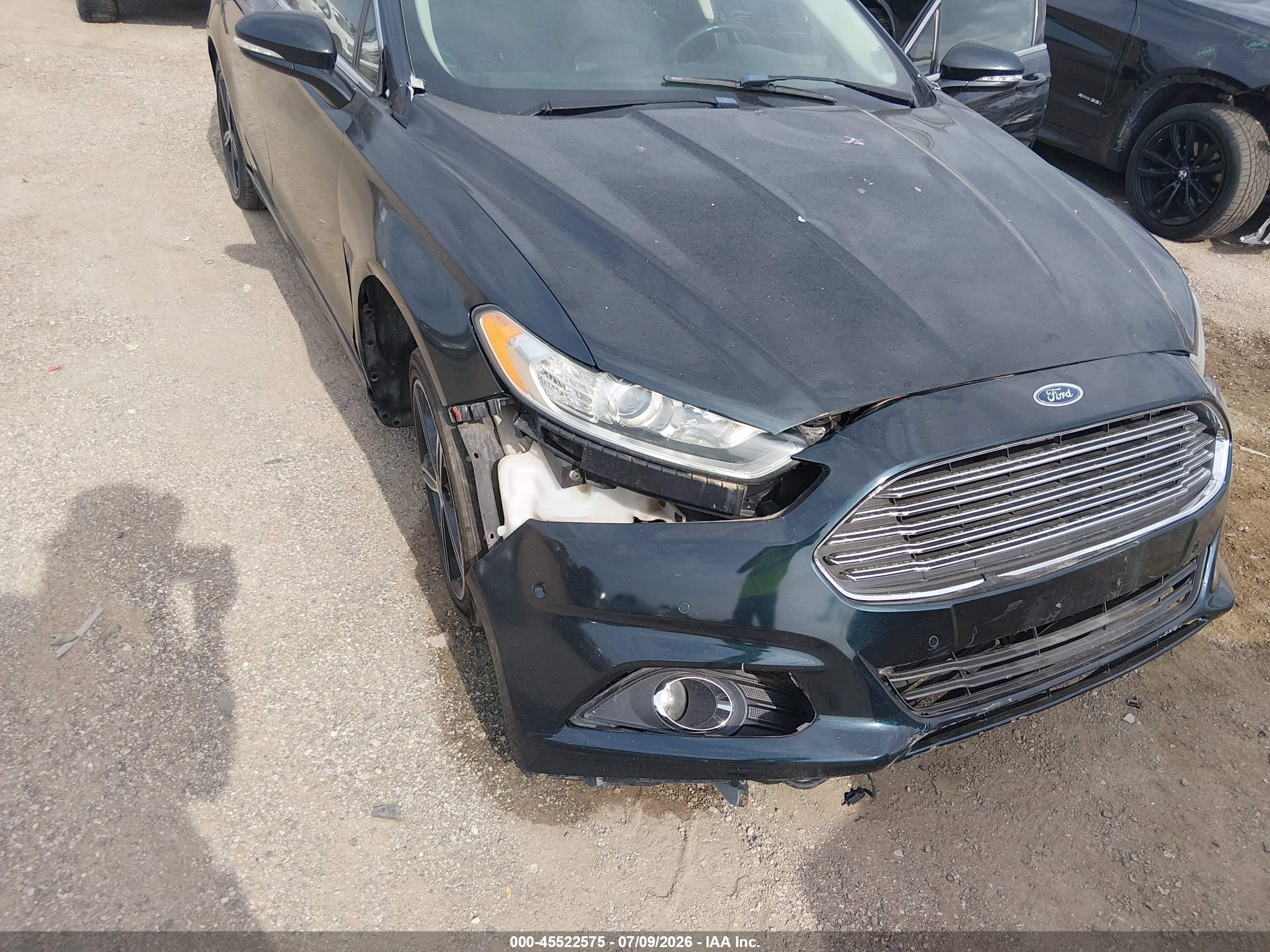 2014 Ford Fusion Se Black vin: 3FA6P0HD7ER155901