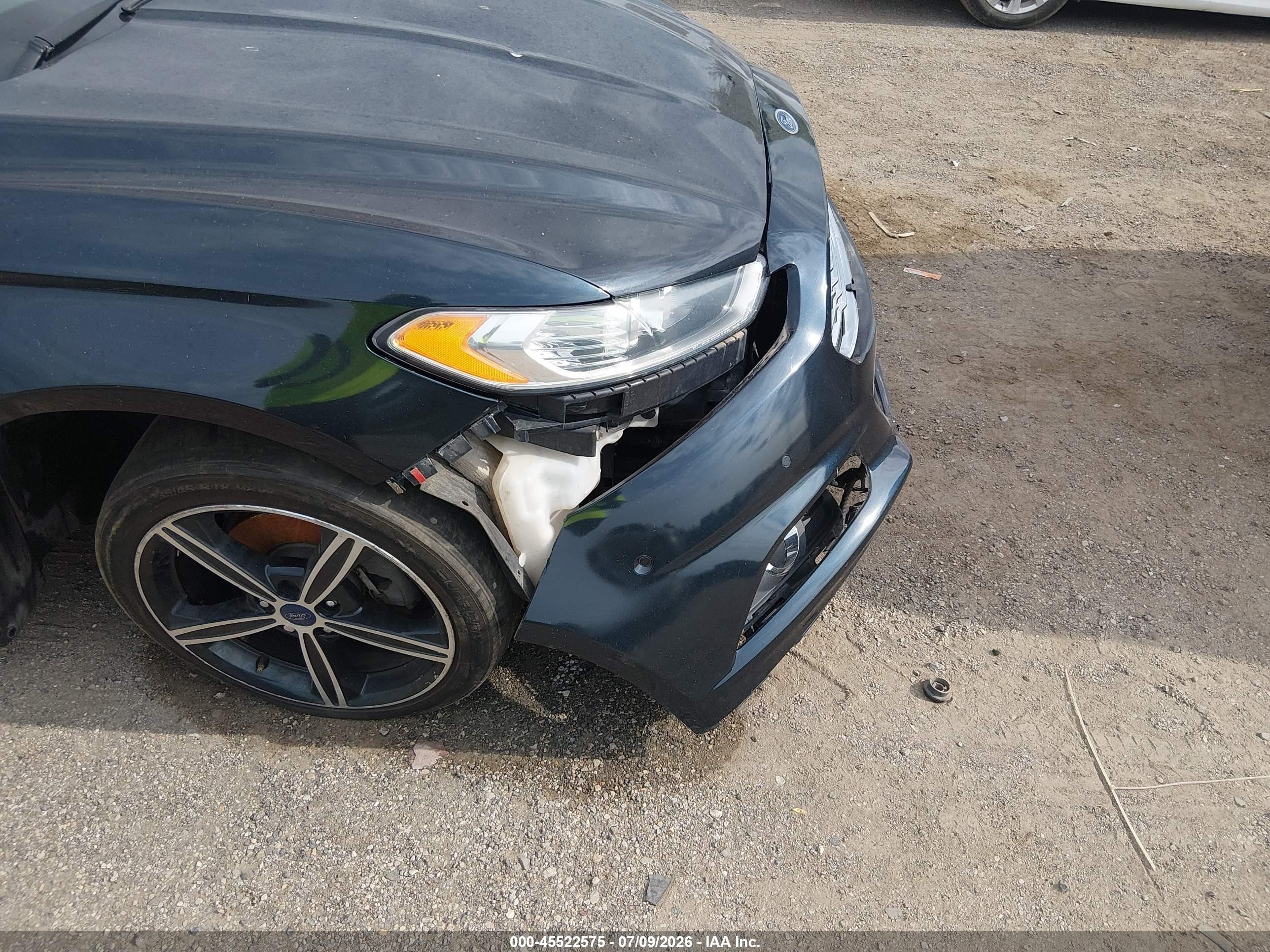 2014 Ford Fusion Se Black vin: 3FA6P0HD7ER155901