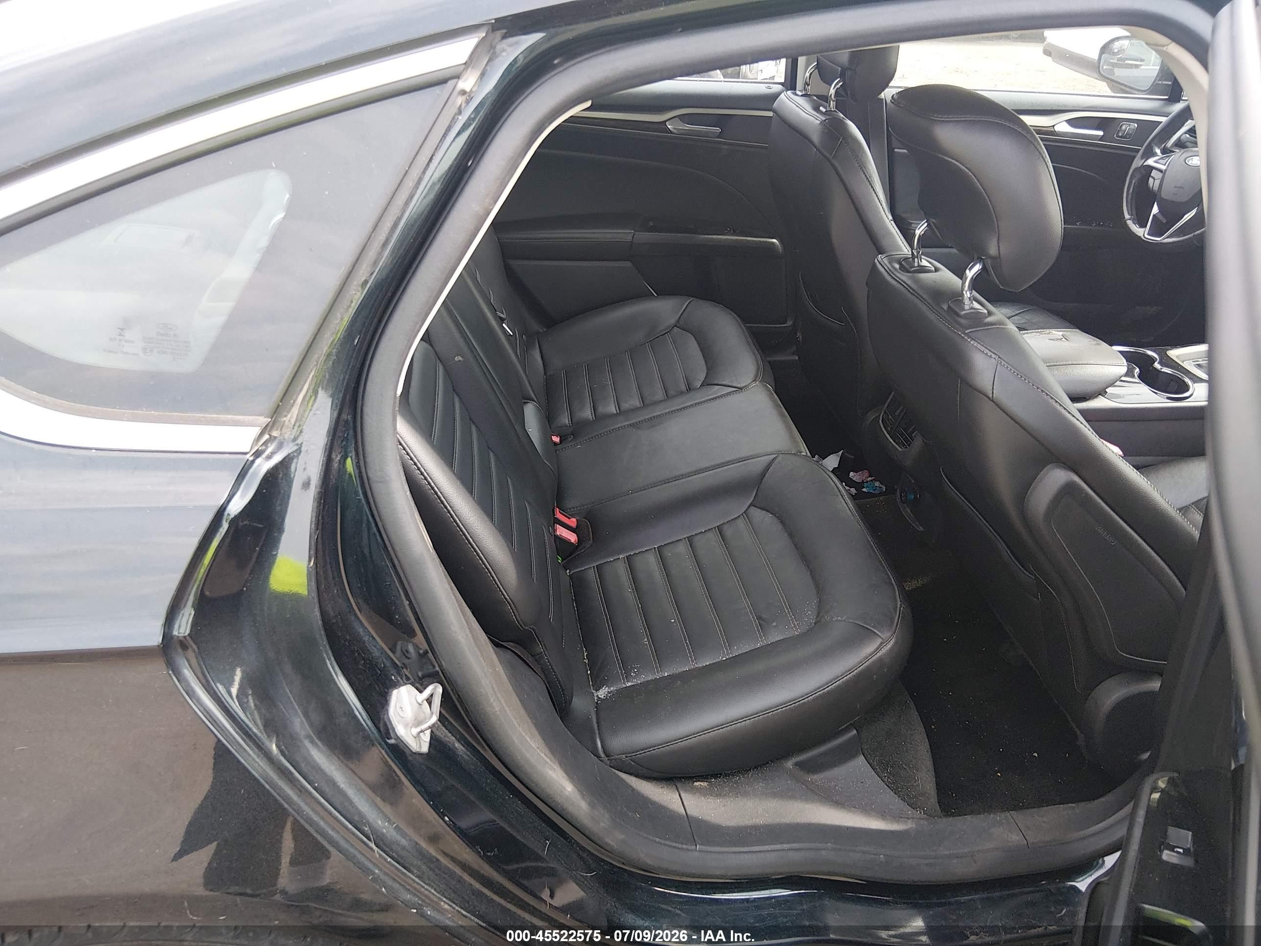 2014 Ford Fusion Se Black vin: 3FA6P0HD7ER155901