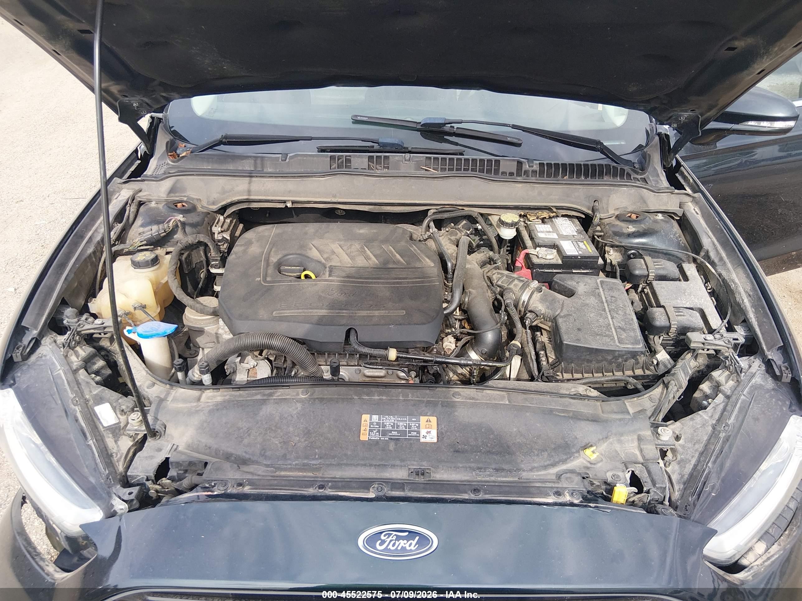 2014 Ford Fusion Se Black vin: 3FA6P0HD7ER155901