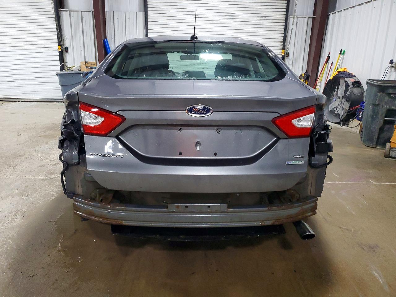 2014 Ford Fusion Se Gray vin: 3FA6P0HD7ER155946
