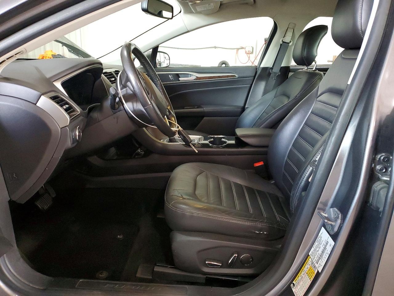 2014 Ford Fusion Se Gray vin: 3FA6P0HD7ER155946
