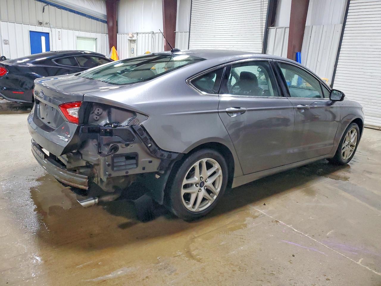 2014 Ford Fusion Se Gray vin: 3FA6P0HD7ER155946