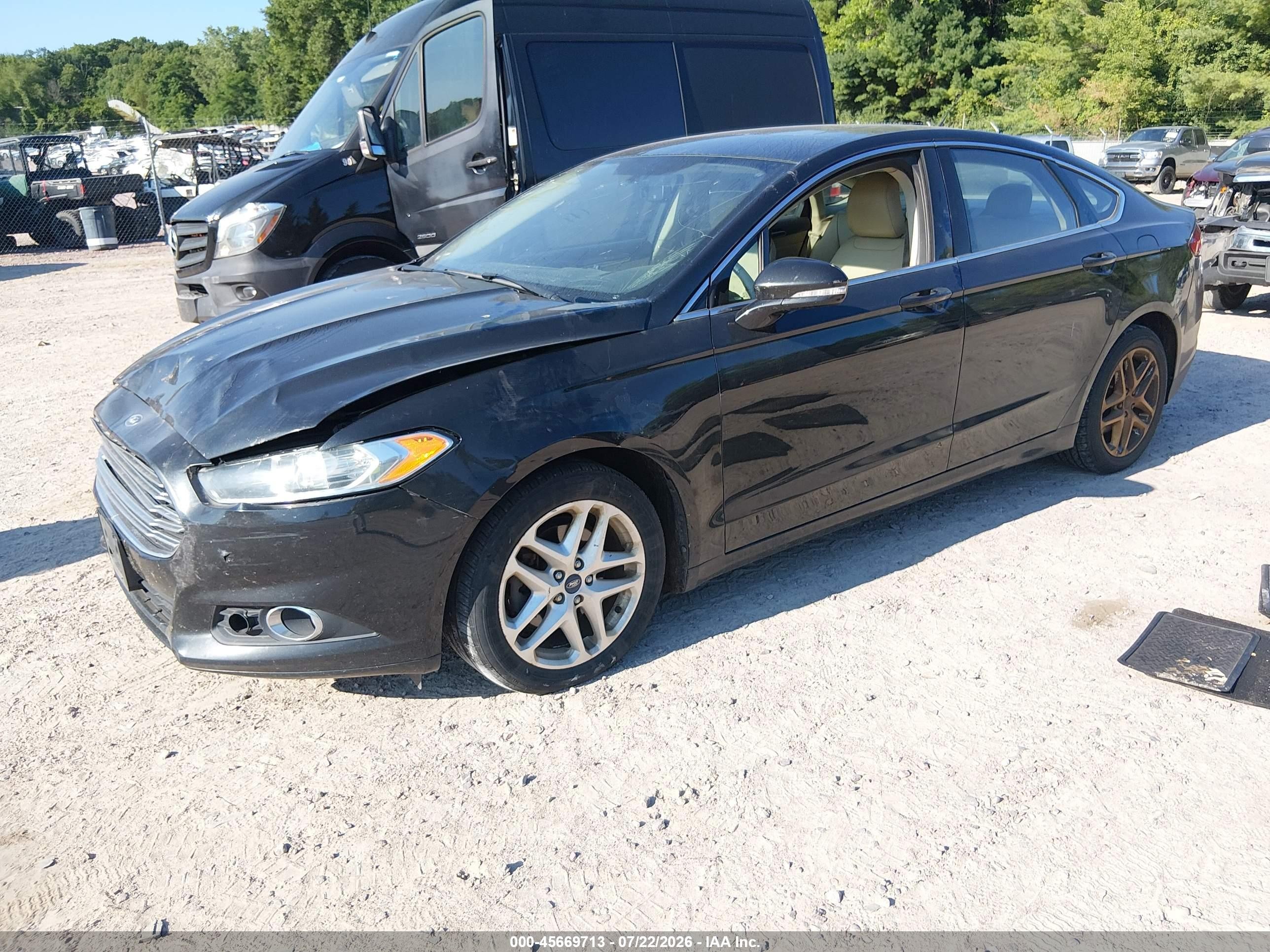 2014 Ford Fusion Se Black vin: 3FA6P0HD7ER163867