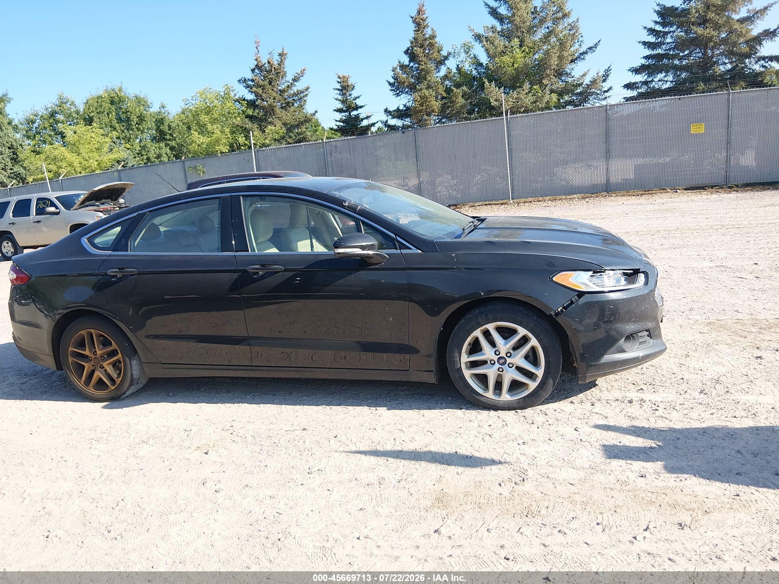 2014 Ford Fusion Se Black vin: 3FA6P0HD7ER163867