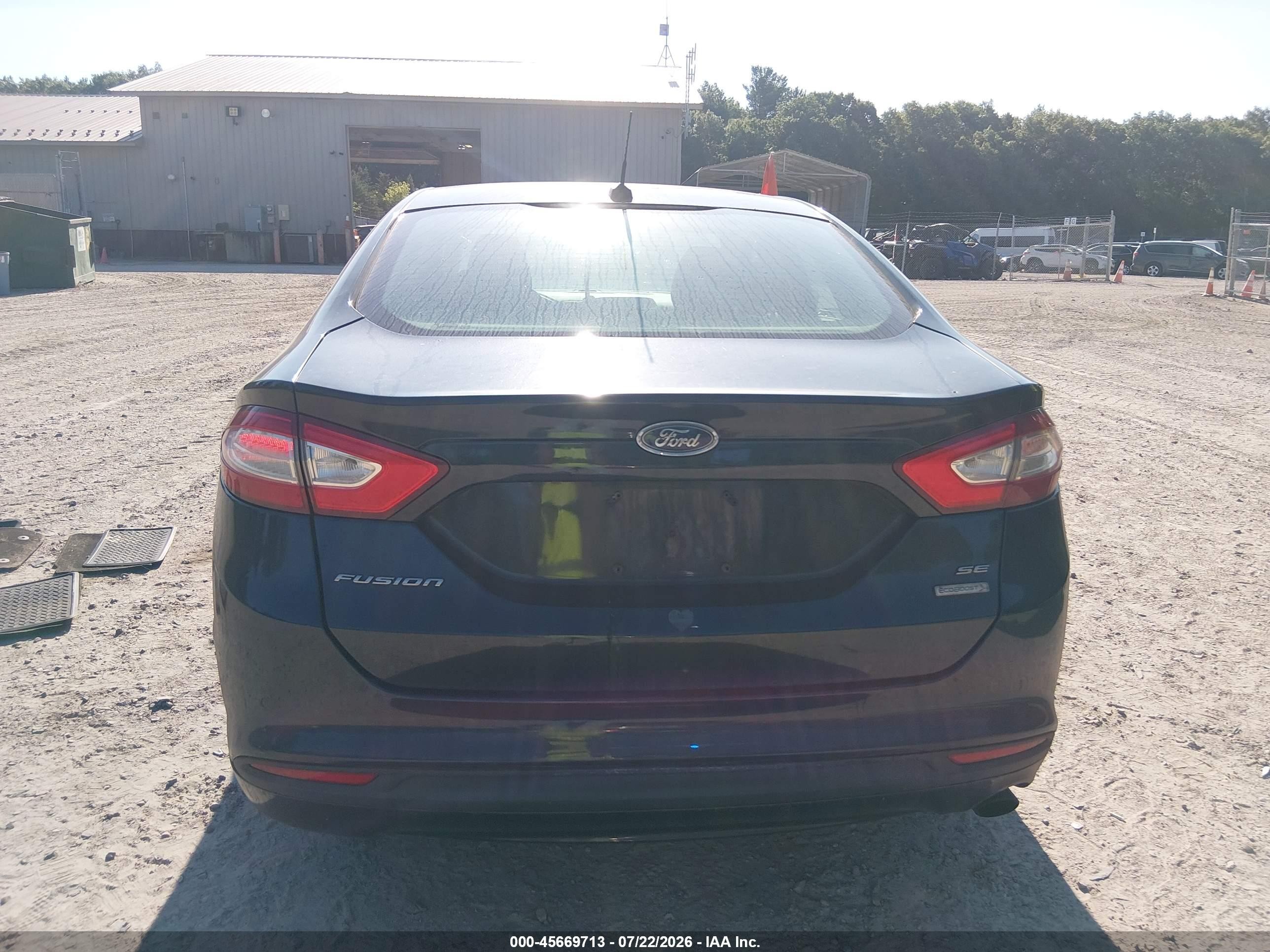 2014 Ford Fusion Se Black vin: 3FA6P0HD7ER163867