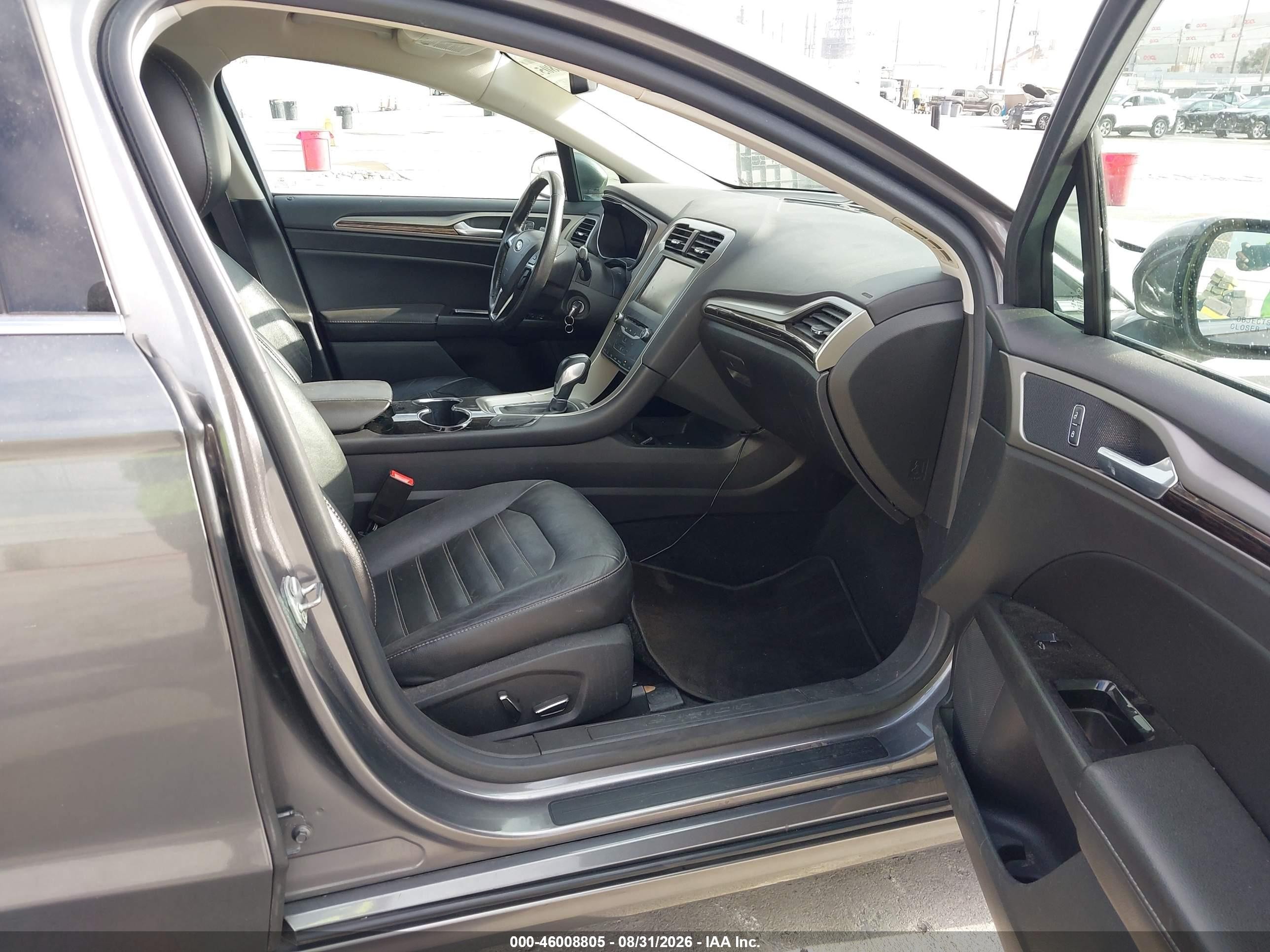 2014 Ford Fusion Se Gray vin: 3FA6P0HD7ER164131
