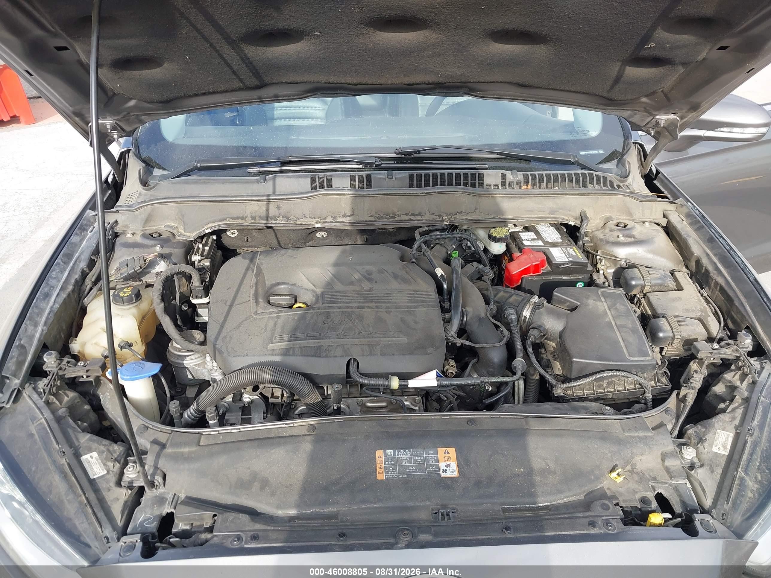 2014 Ford Fusion Se Gray vin: 3FA6P0HD7ER164131