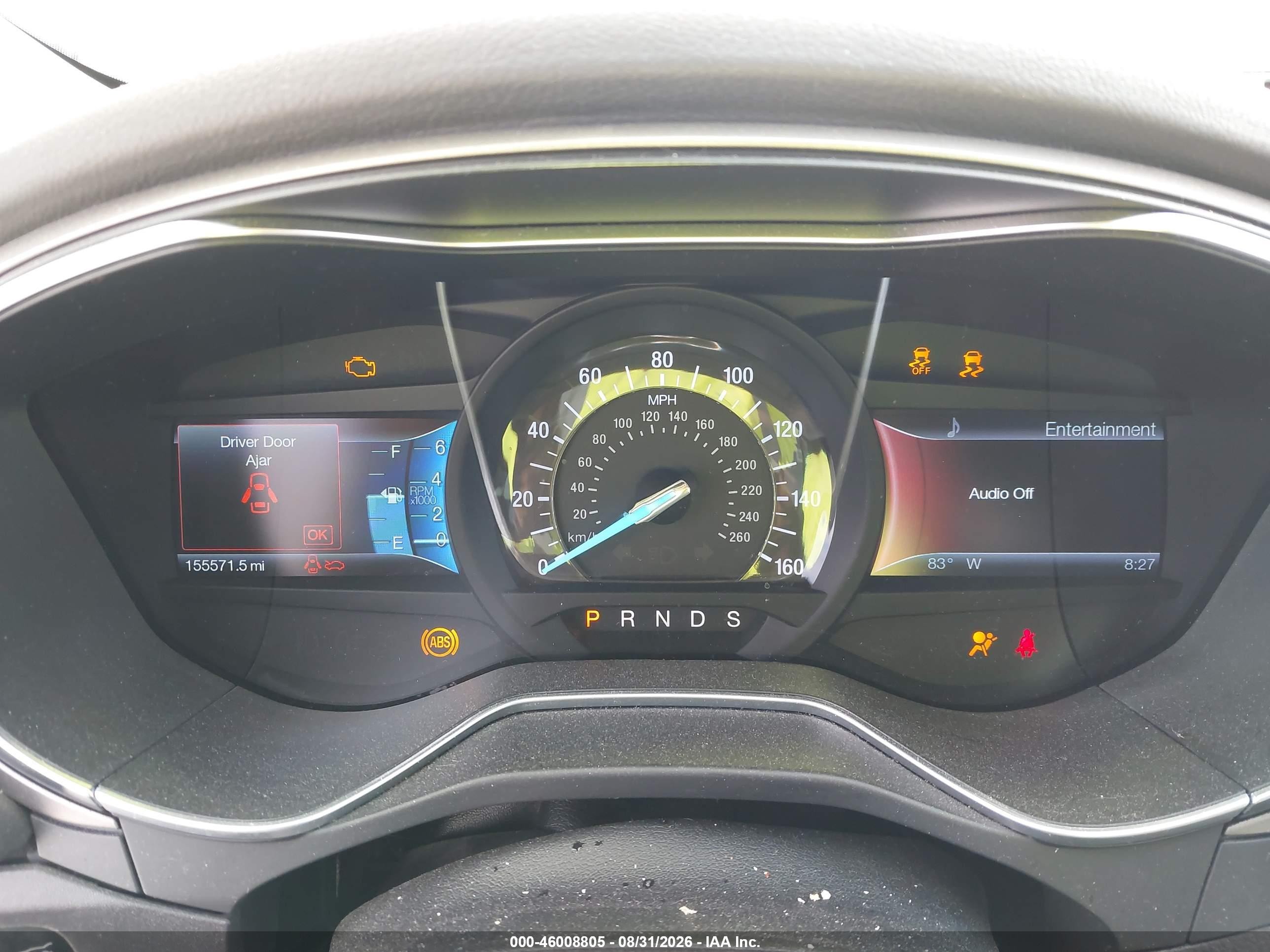 2014 Ford Fusion Se Gray vin: 3FA6P0HD7ER164131