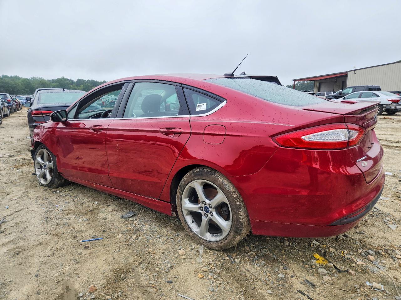 2014 Ford Fusion Se Red vin: 3FA6P0HD7ER198022