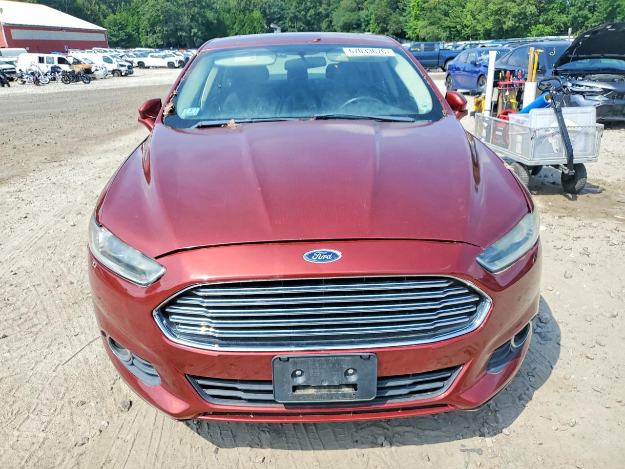 2014 Ford Fusion Se Red vin: 3FA6P0HD7ER205700