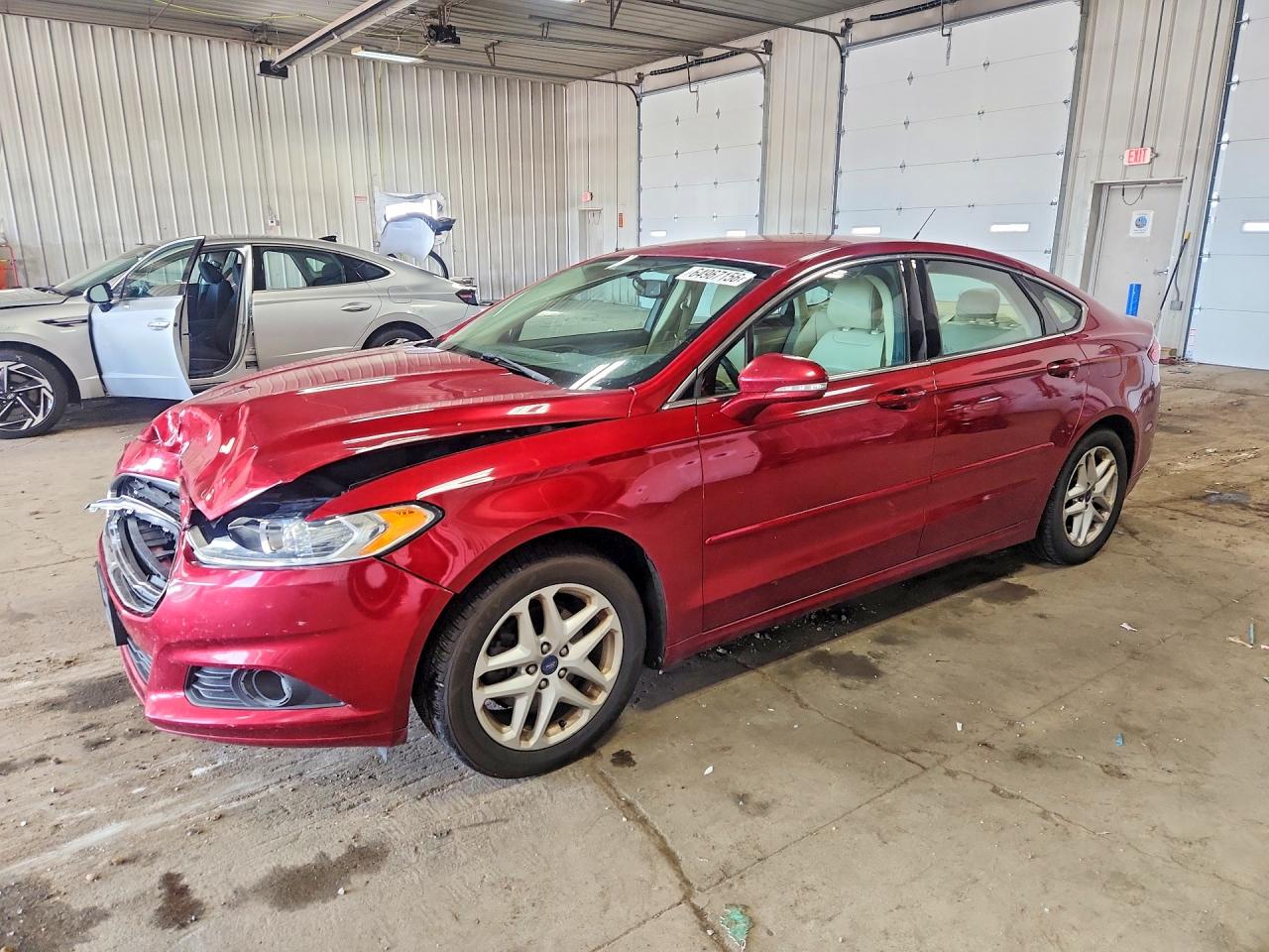 2014 Ford Fusion Se Red vin: 3FA6P0HD7ER231844