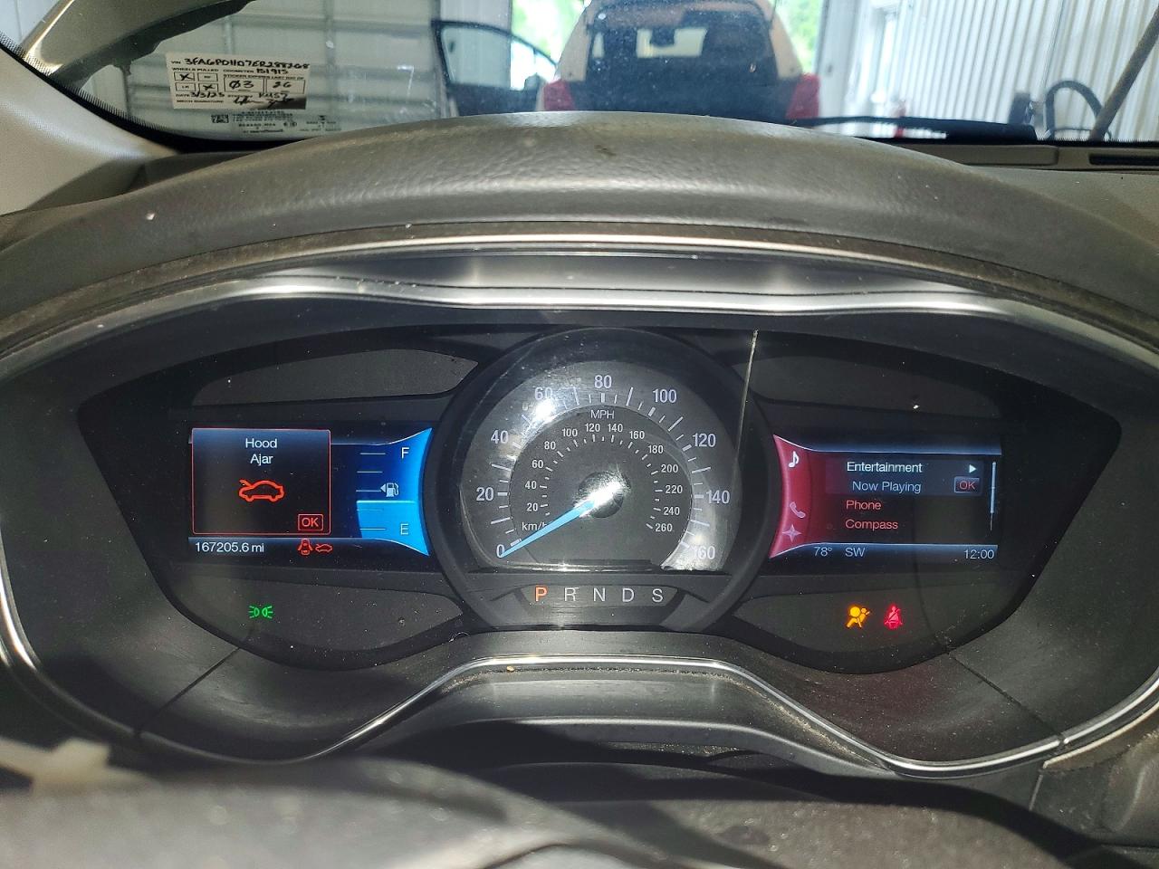 2014 Ford Fusion Se Серый vin: 3FA6P0HD7ER288268