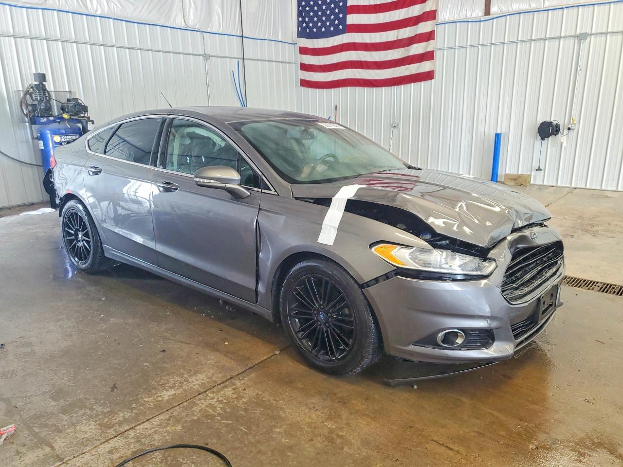 2014 Ford Fusion Se Серый vin: 3FA6P0HD7ER288268