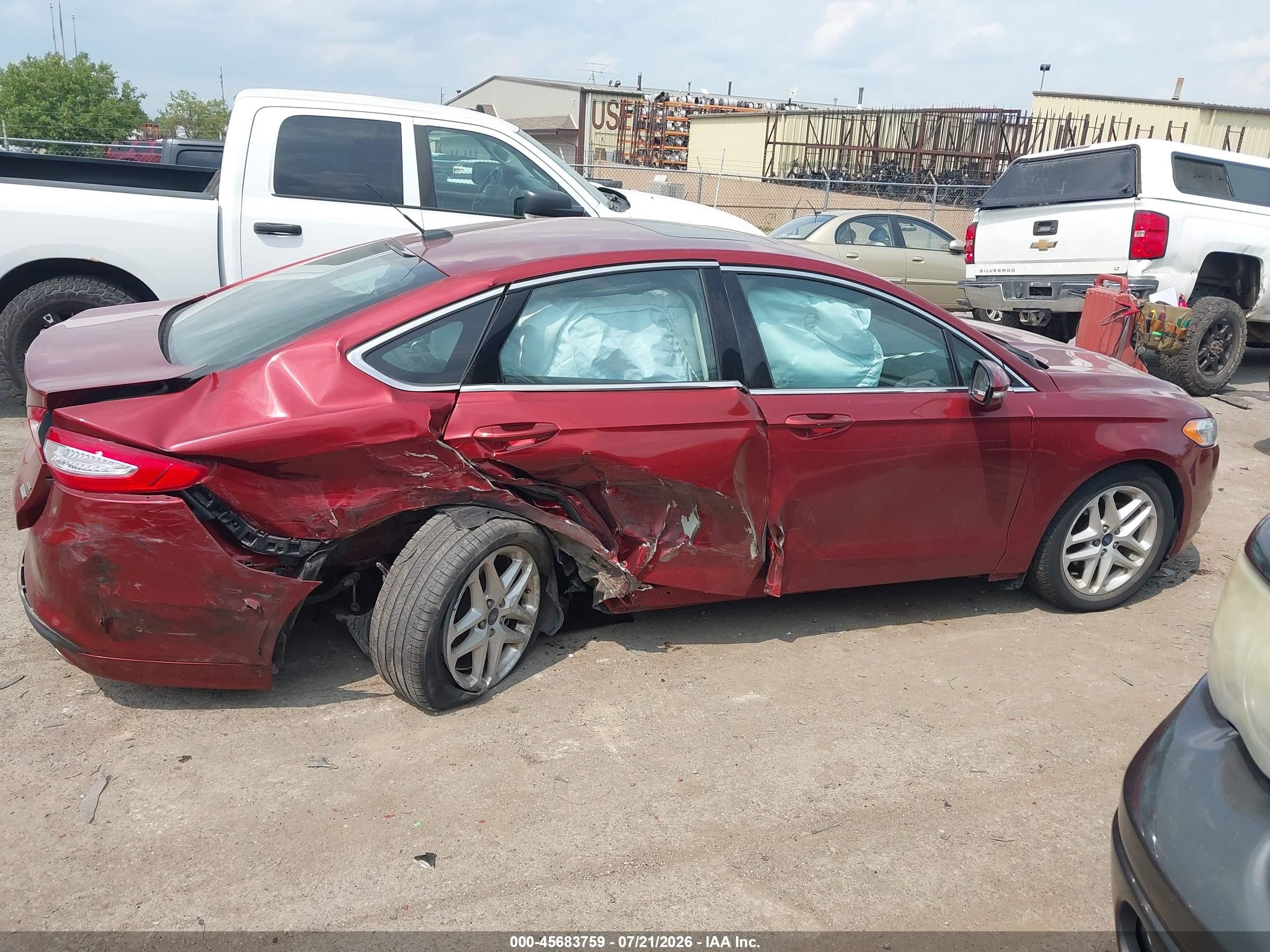 2014 Ford Fusion Se Red vin: 3FA6P0HD7ER305151