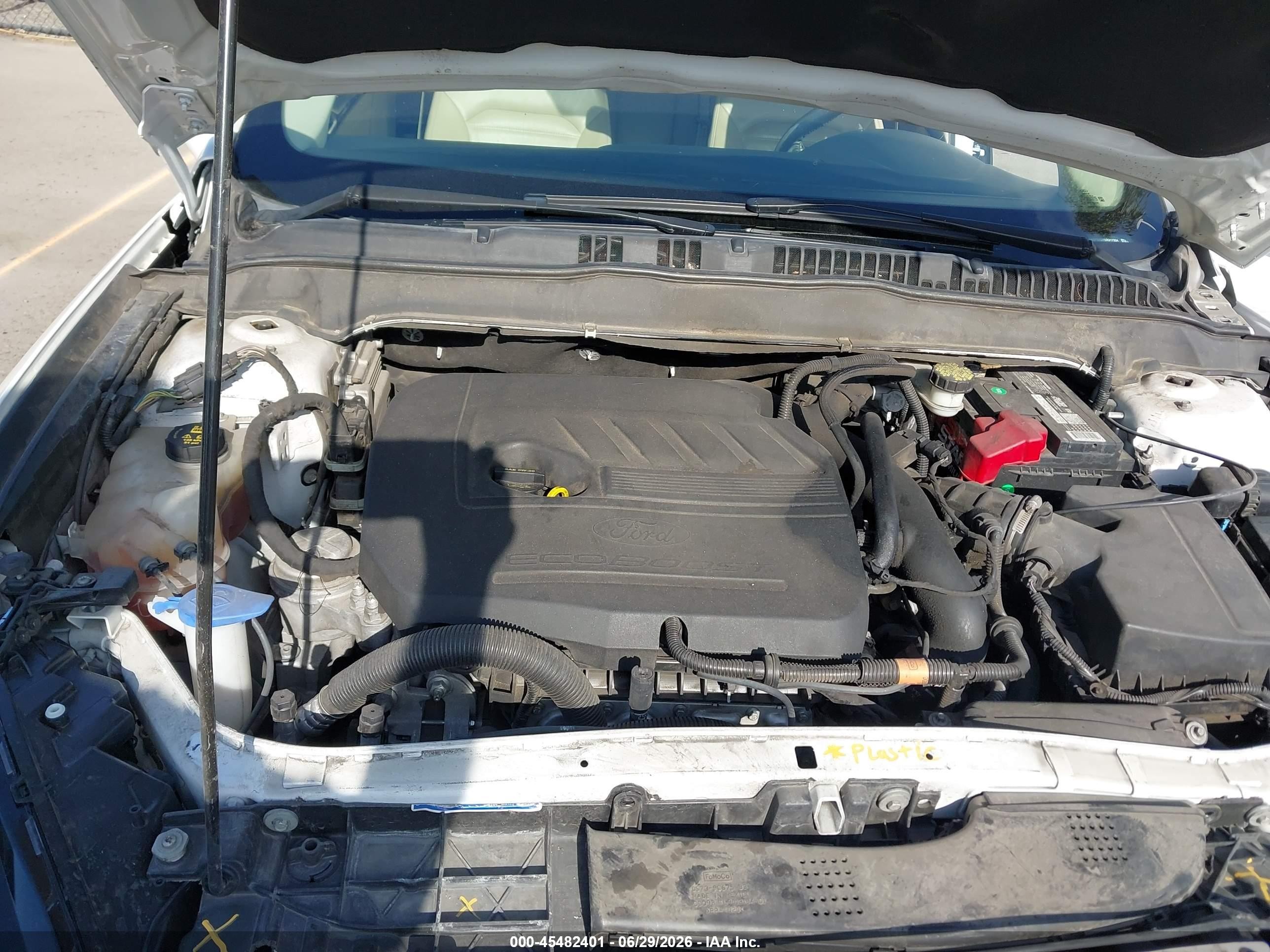 2014 Ford Fusion Se White vin: 3FA6P0HD7ER317204