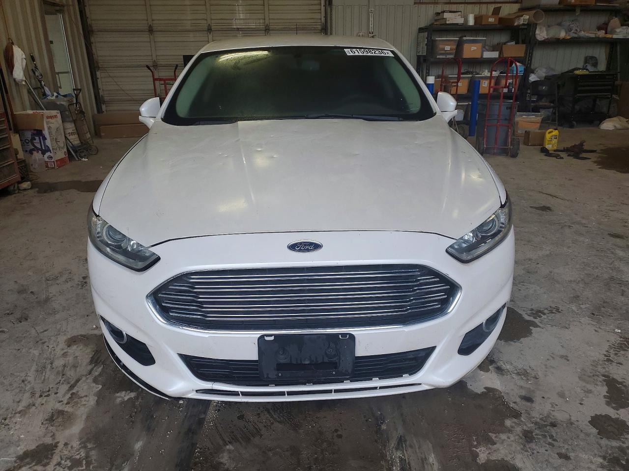 2014 Ford Fusion Se White vin: 3FA6P0HD7ER336920