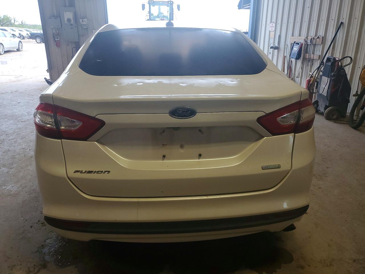 2014 Ford Fusion Se White vin: 3FA6P0HD7ER336920