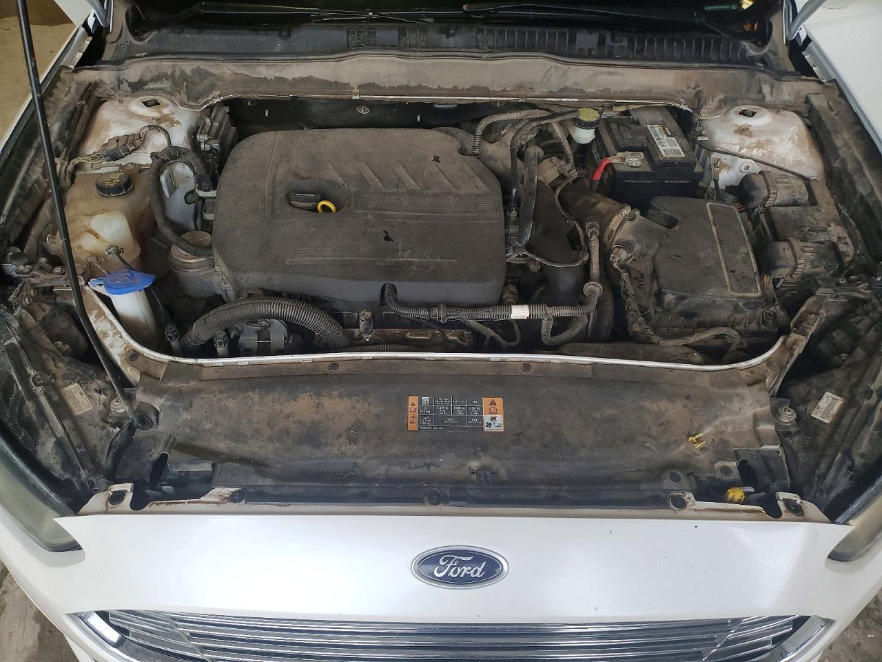 2014 Ford Fusion Se White vin: 3FA6P0HD7ER336920