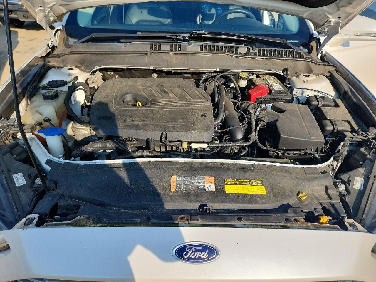 2014 Ford Fusion Se White vin: 3FA6P0HD7ER385499