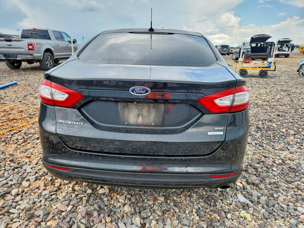 2014 Ford Fusion Se Black vin: 3FA6P0HD7ER388936