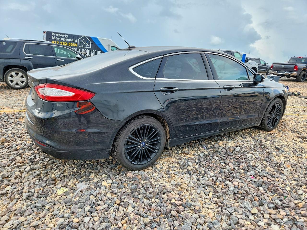 2014 Ford Fusion Se Black vin: 3FA6P0HD7ER388936